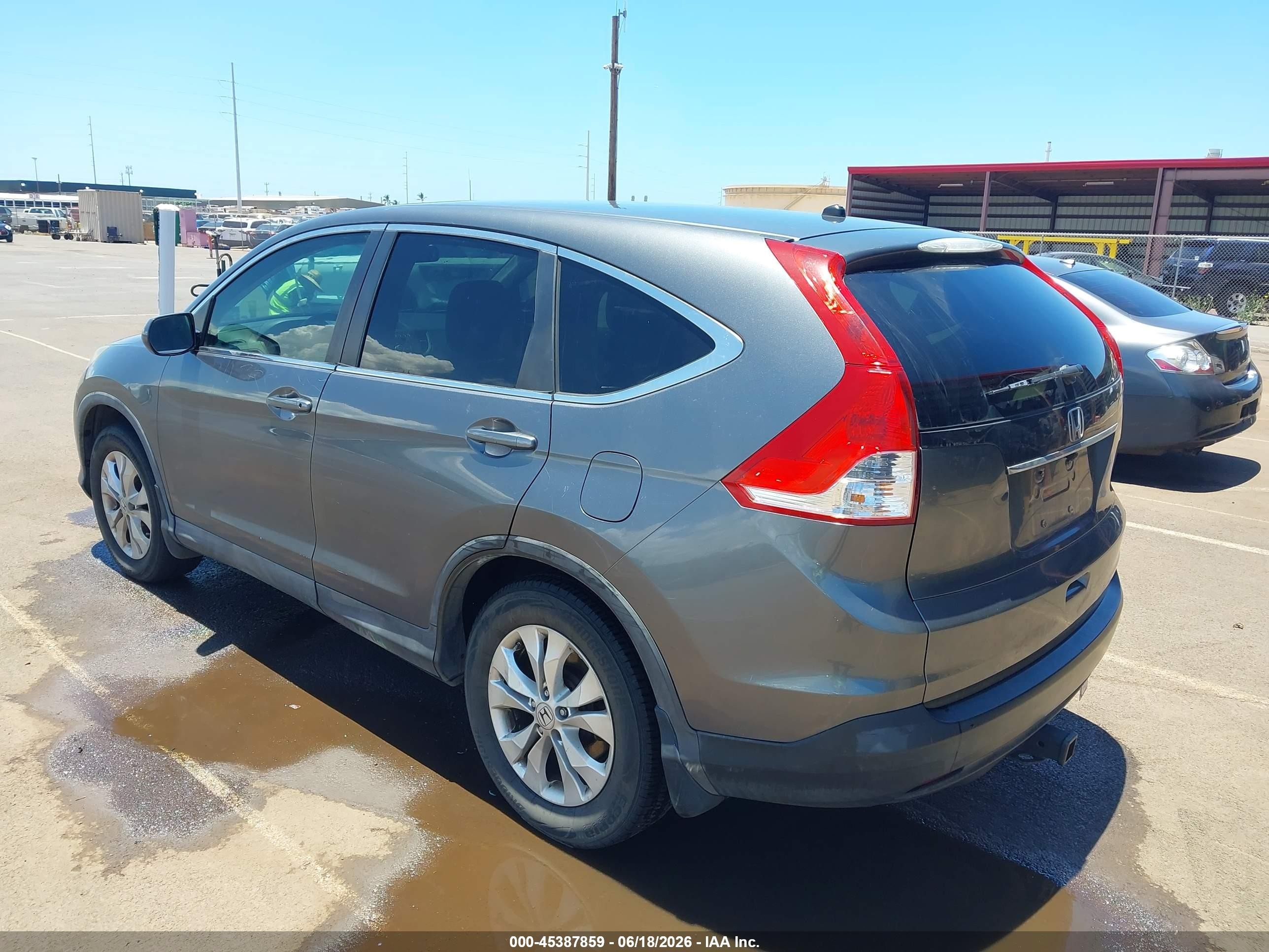 2013 Honda Cr-v Ex Gray vin: 3CZRM3H5XDG702965