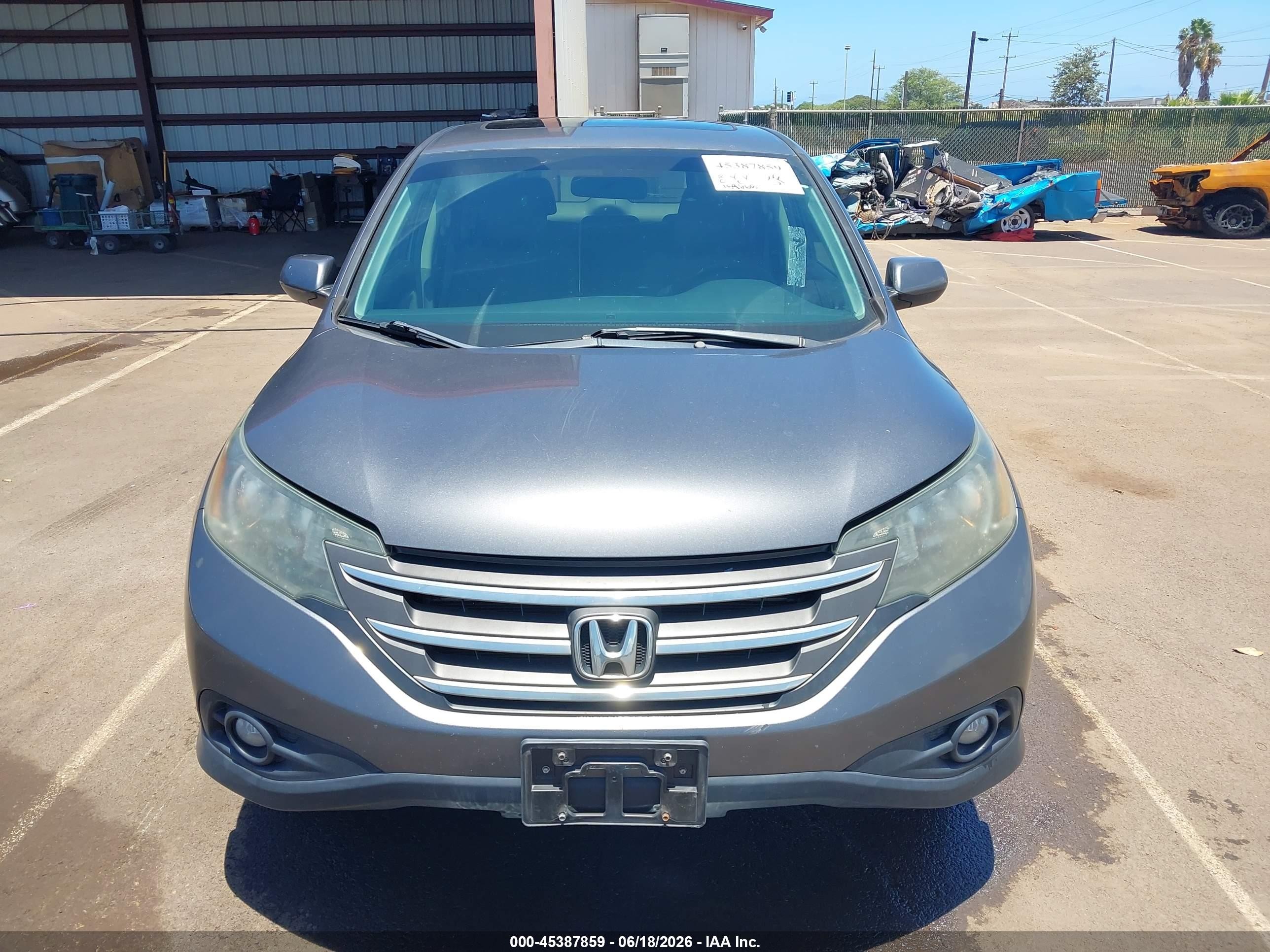 2013 Honda Cr-v Ex Gray vin: 3CZRM3H5XDG702965