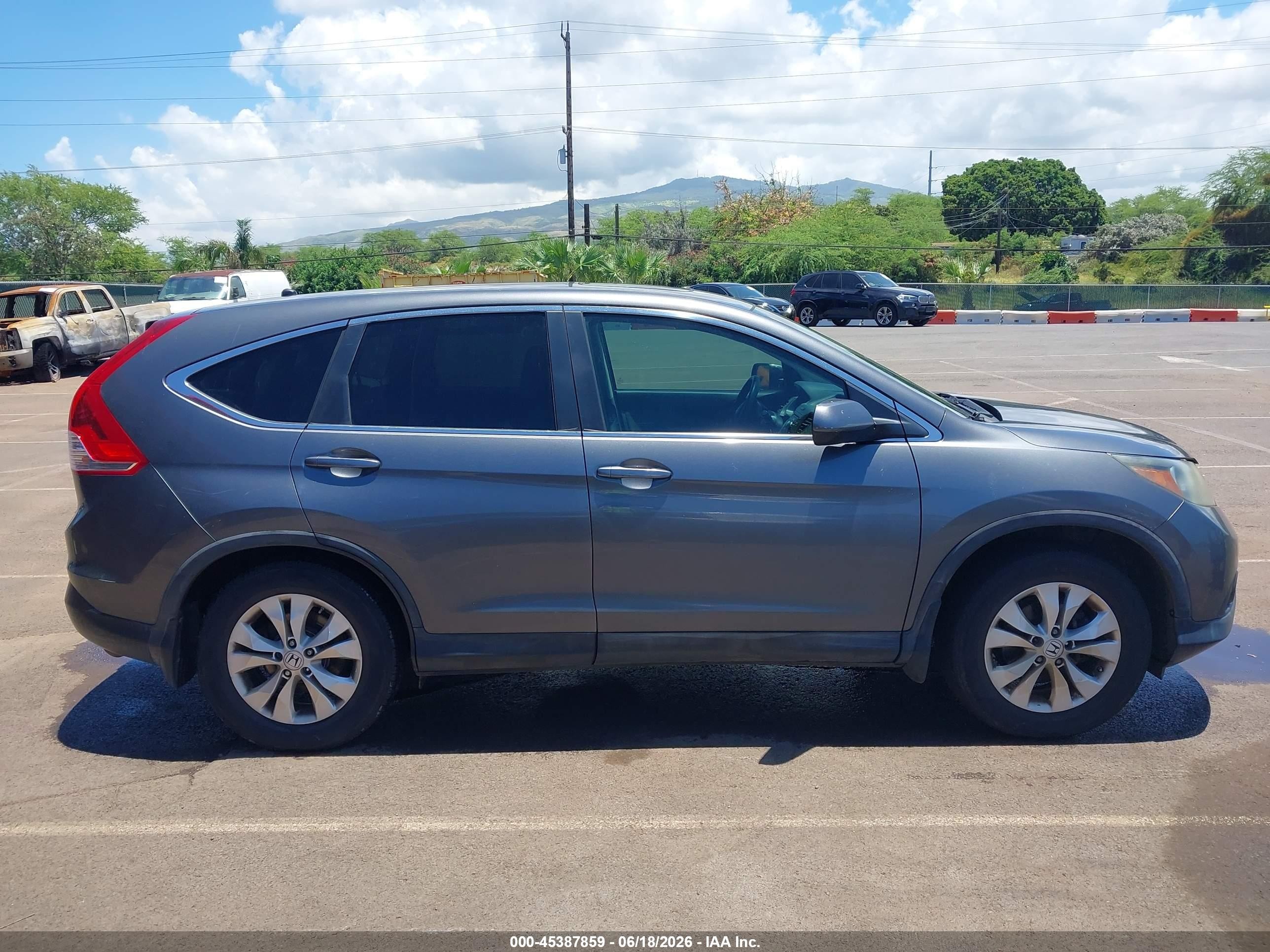 2013 Honda Cr-v Ex Gray vin: 3CZRM3H5XDG702965