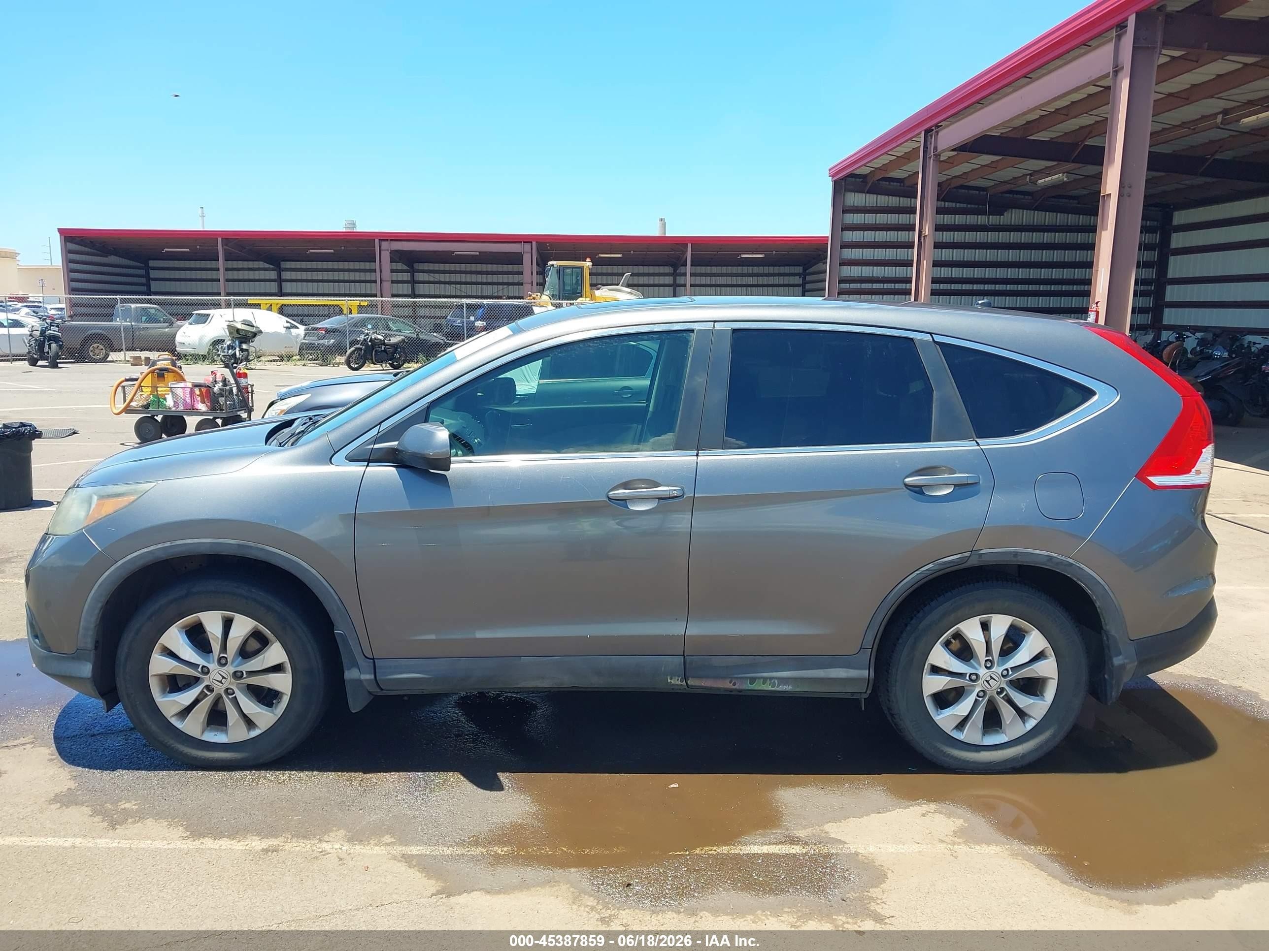 2013 Honda Cr-v Ex Gray vin: 3CZRM3H5XDG702965