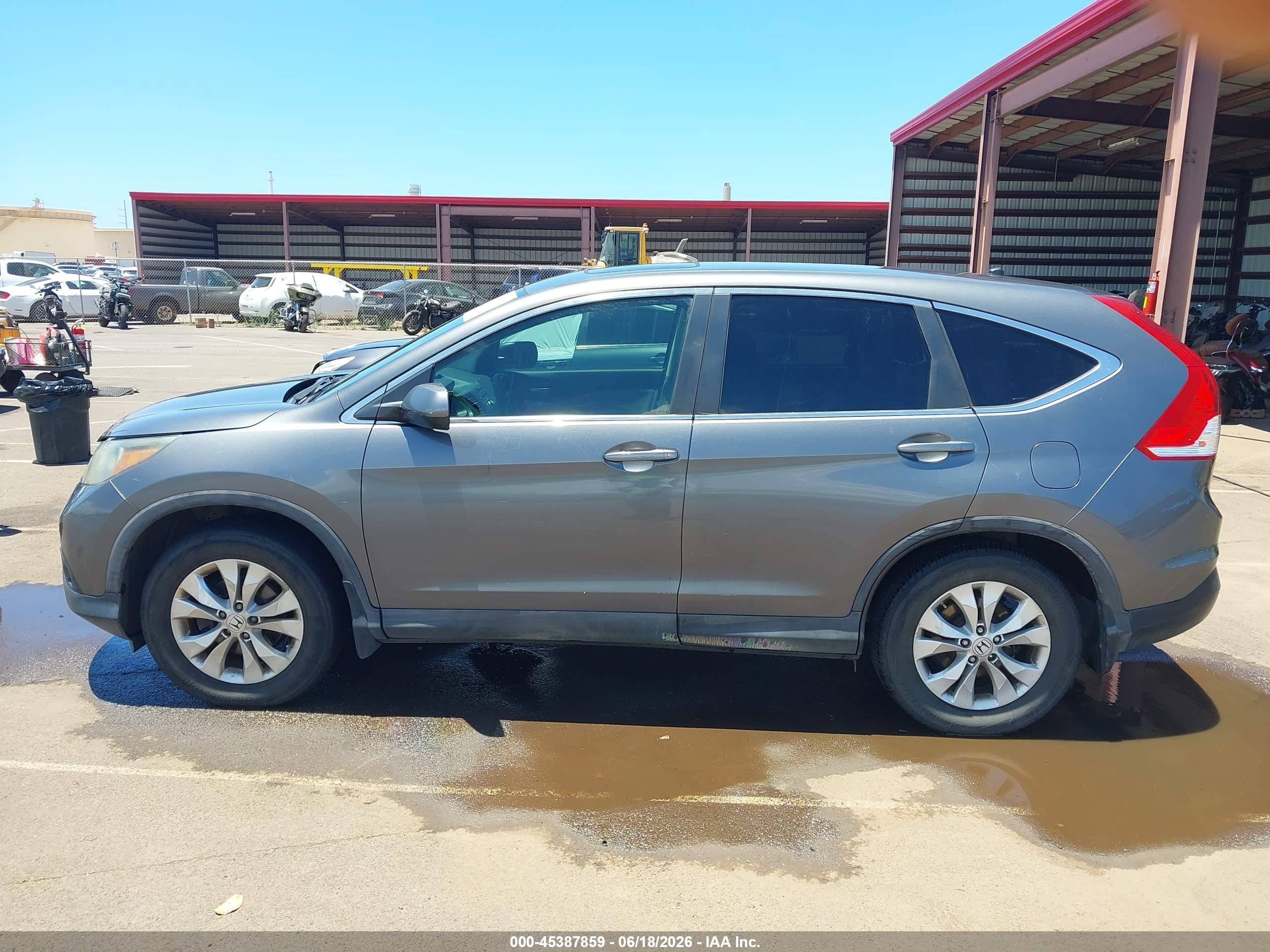 2013 Honda Cr-v Ex Gray vin: 3CZRM3H5XDG702965