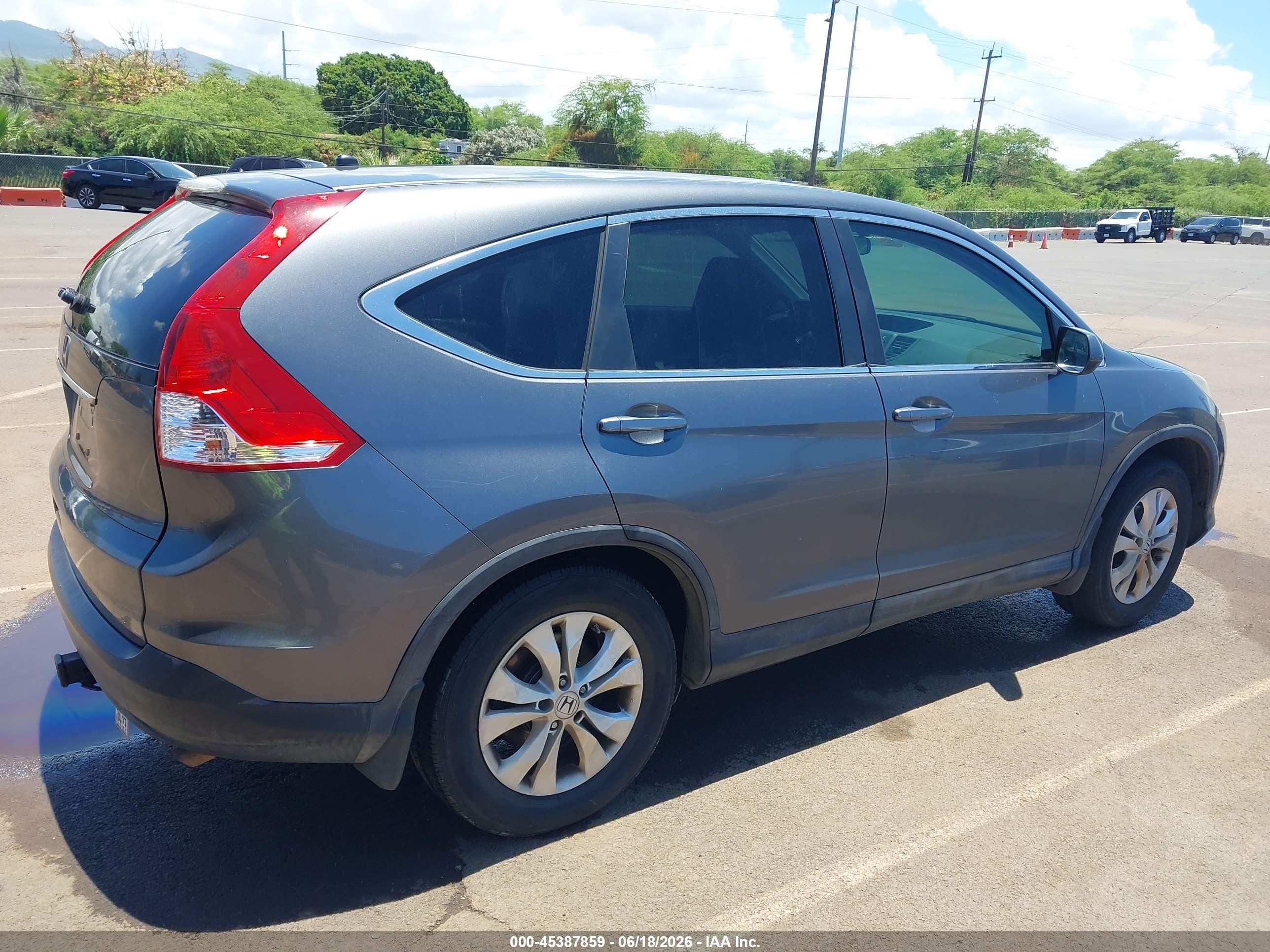 2013 Honda Cr-v Ex Gray vin: 3CZRM3H5XDG702965