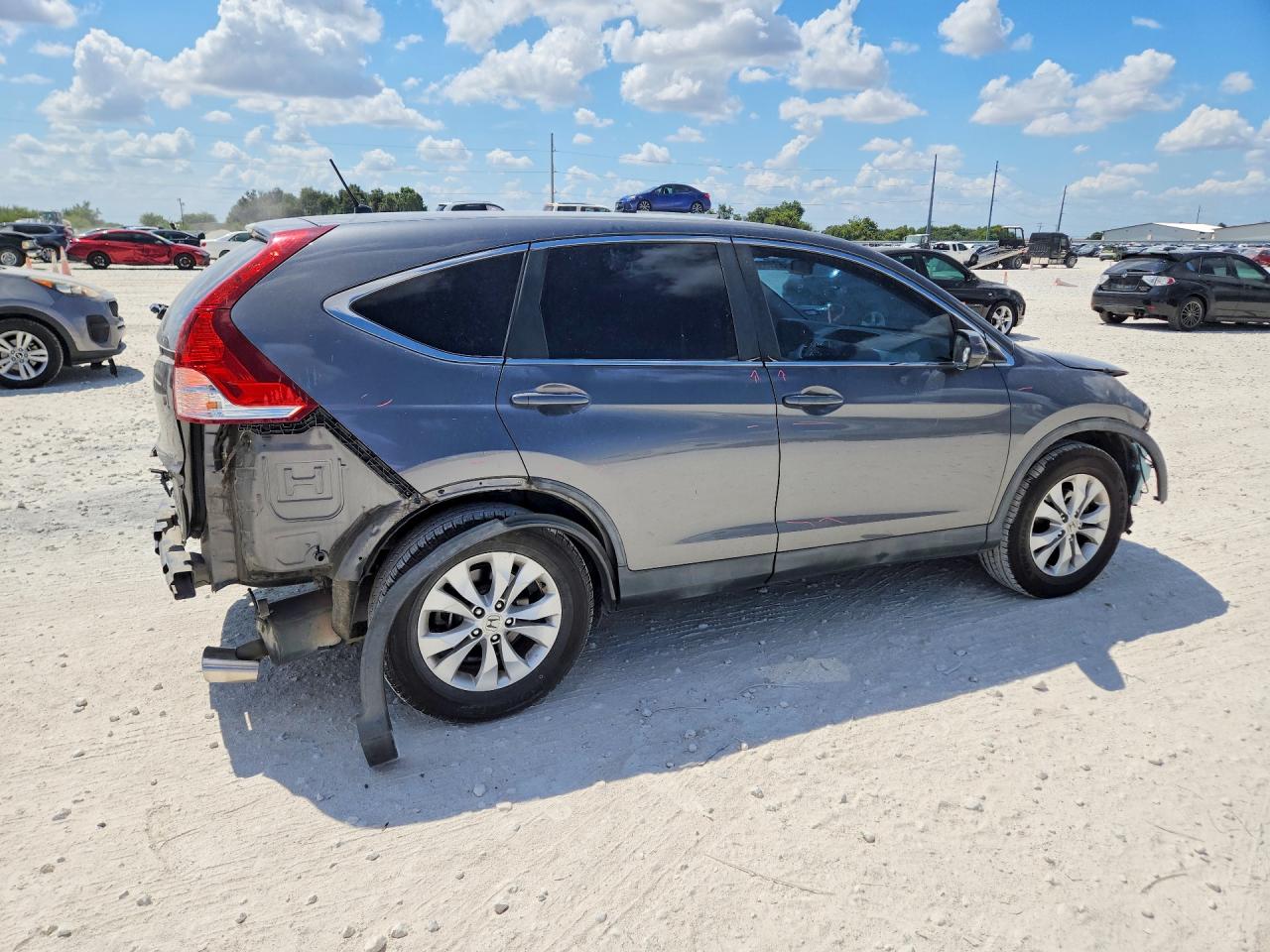 2014 Honda Cr-v Ex Серый vin: 3CZRM3H5XEG702823
