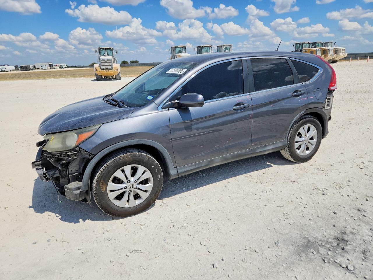 2014 Honda Cr-v Ex Gray vin: 3CZRM3H5XEG702823