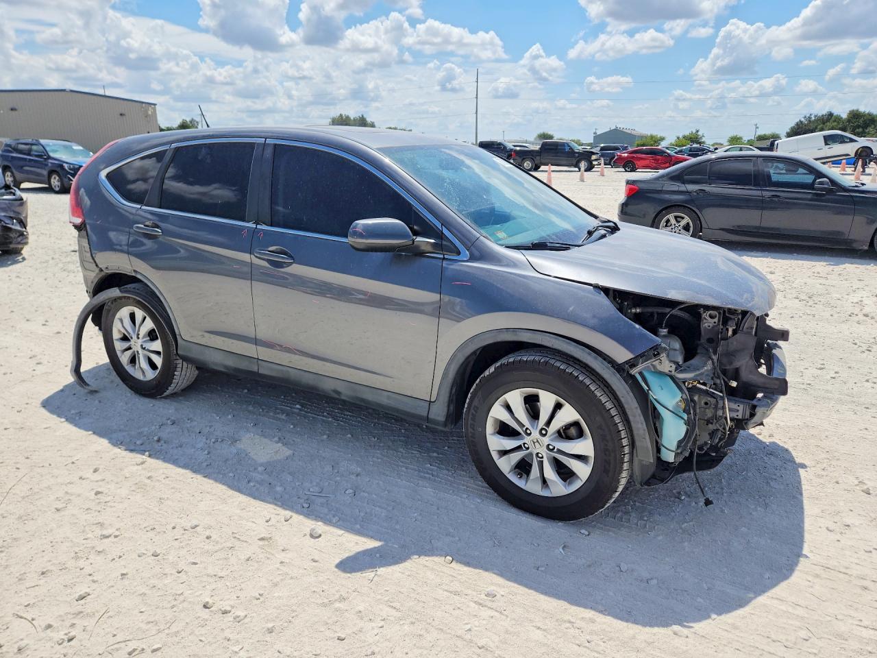 2014 Honda Cr-v Ex Серый vin: 3CZRM3H5XEG702823