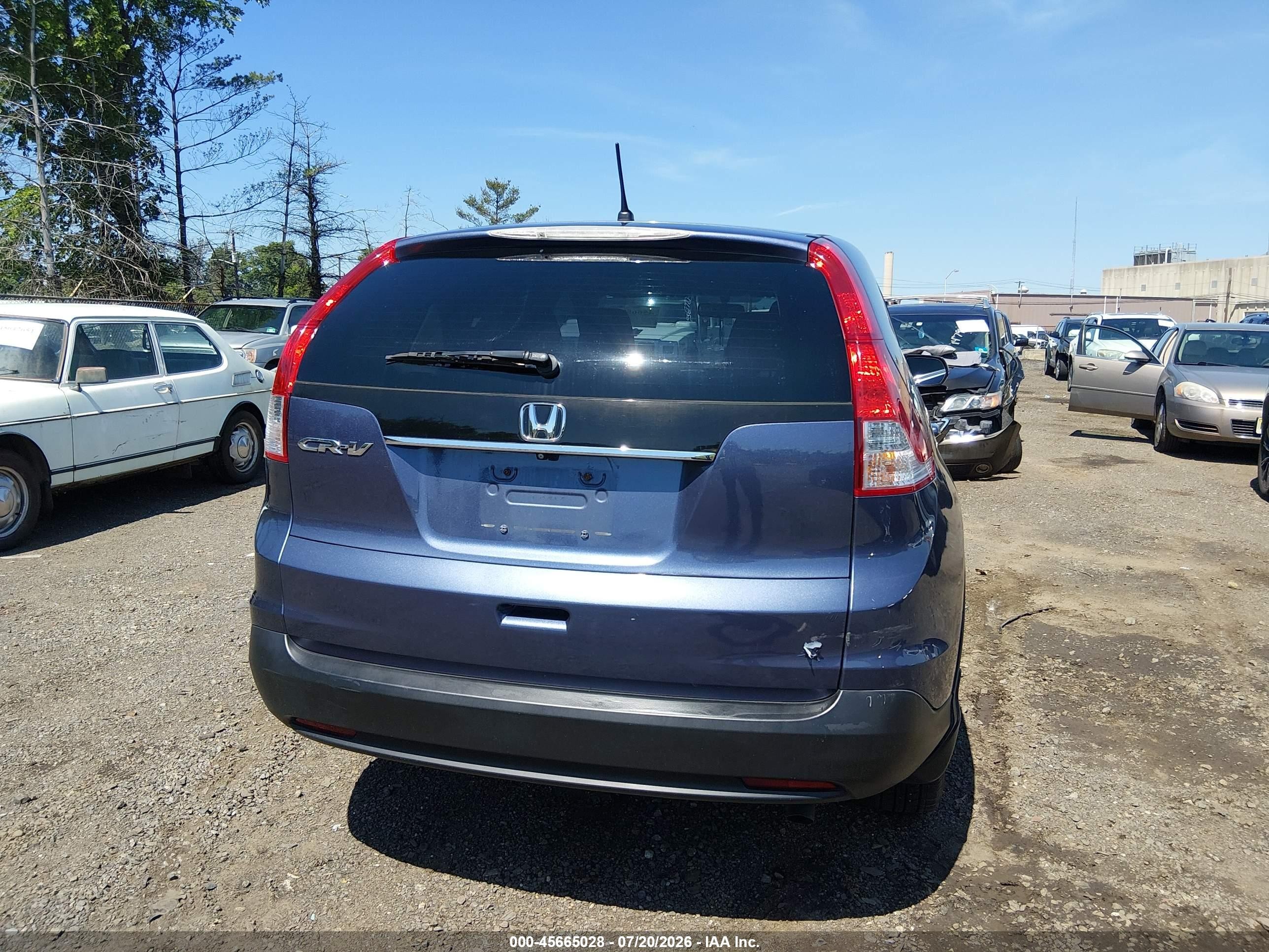 2014 Honda Cr-v Ex Синий vin: 3CZRM3H5XEG705043