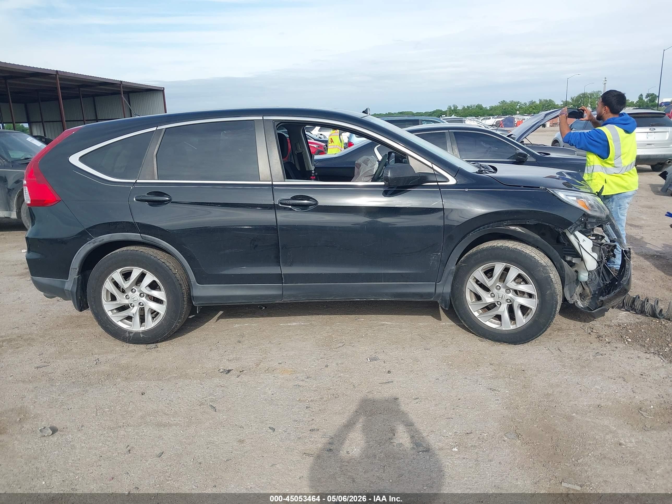 2015 Honda Cr-v Ex Black vin: 3CZRM3H5XFG702306