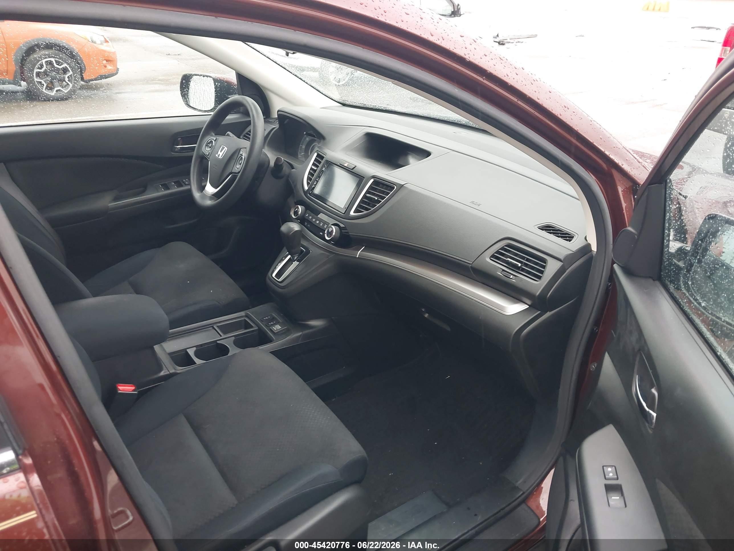 2015 Honda Cr-v Ex Maroon vin: 3CZRM3H5XFG705304