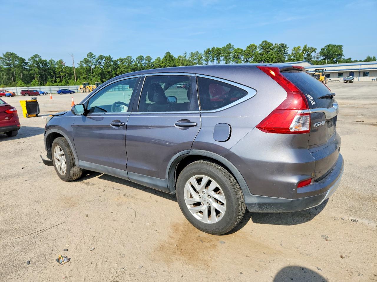 2015 Honda Cr-v Ex Gray vin: 3CZRM3H5XFG708512