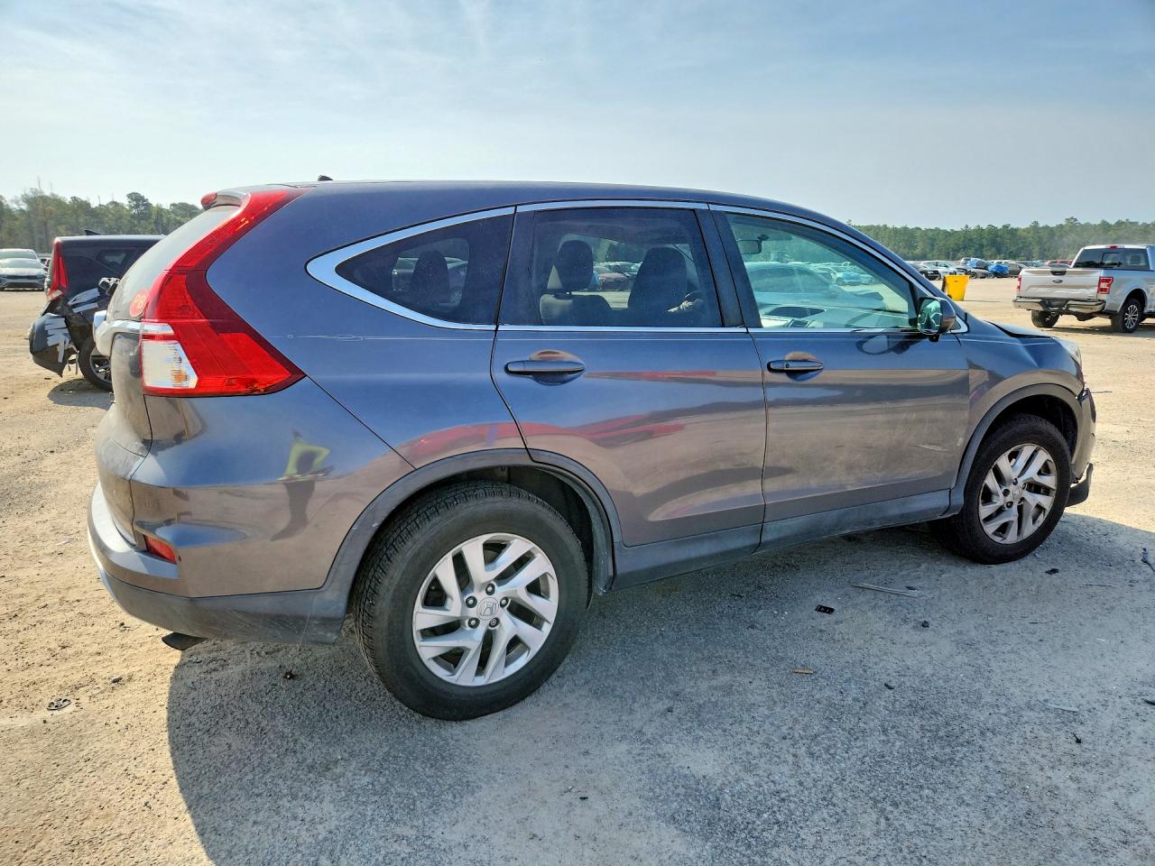 2015 Honda Cr-v Ex Gray vin: 3CZRM3H5XFG708512