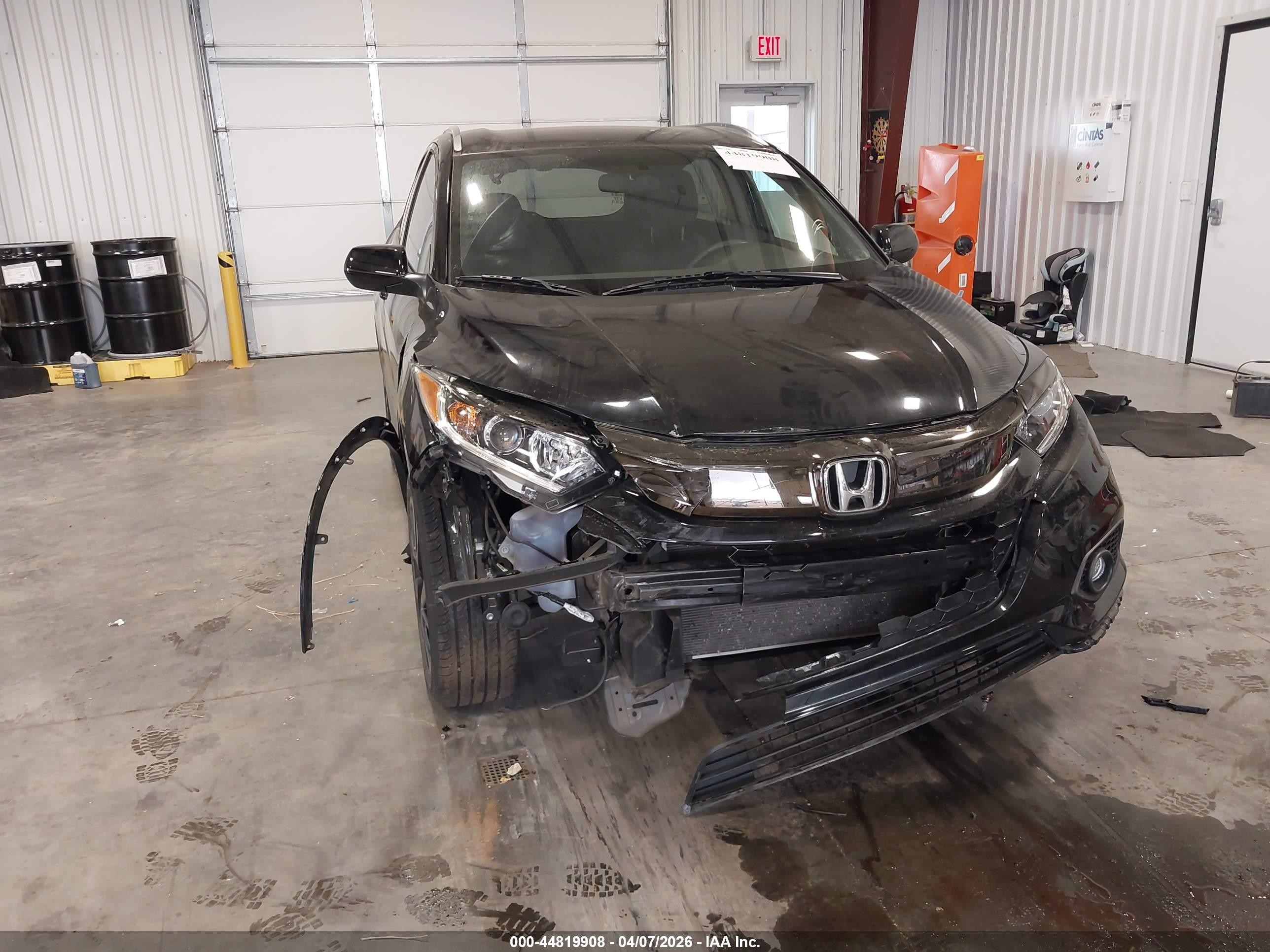 2022 Honda Hr-v 2wd Sport Black vin: 3CZRU5H11NM733355