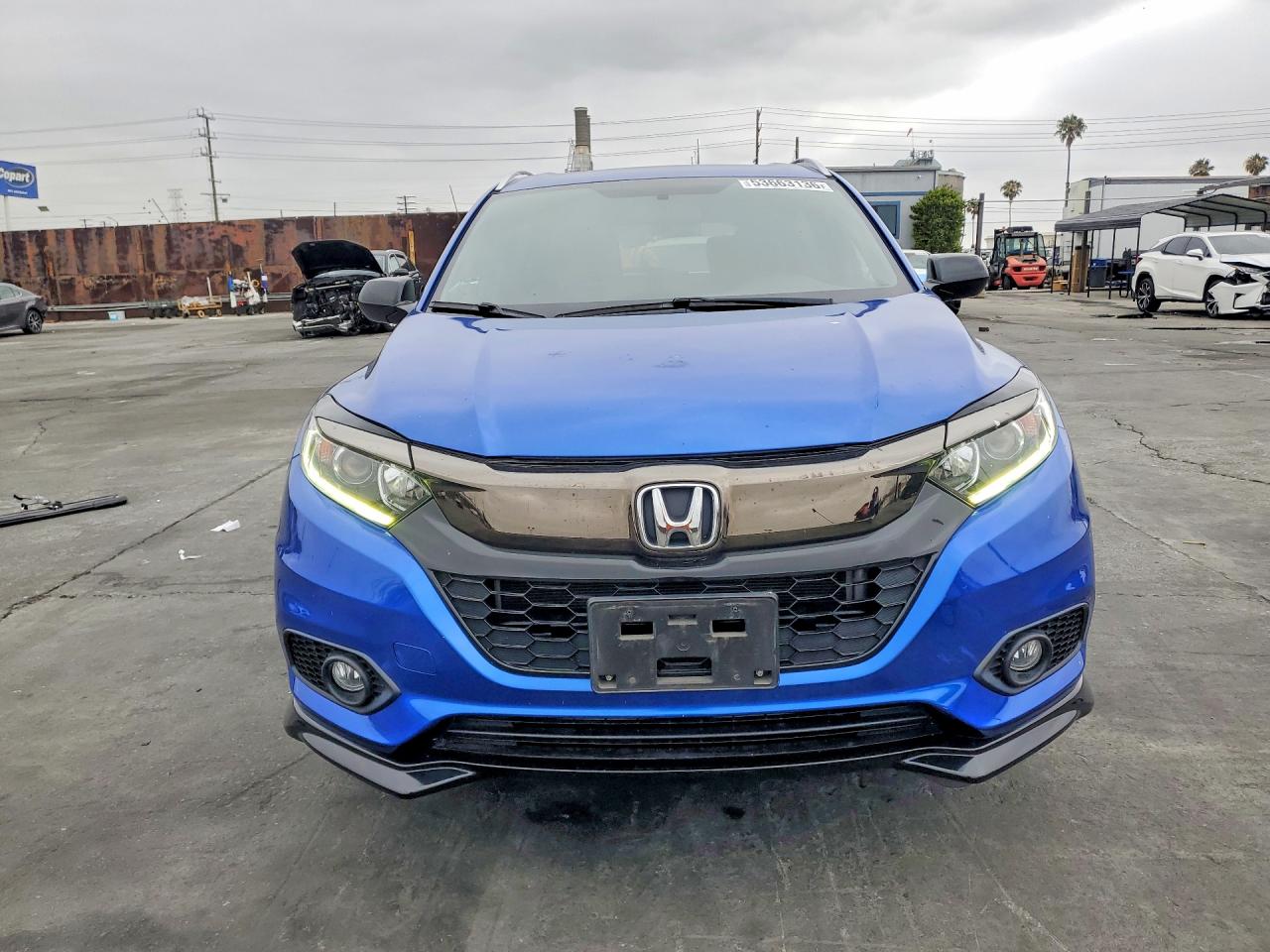 2022 Honda Hr-v Sport Blue vin: 3CZRU5H12NM724874