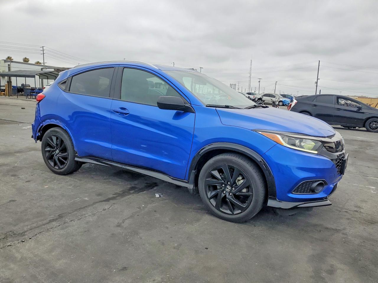 2022 Honda Hr-v Sport Blue vin: 3CZRU5H12NM724874