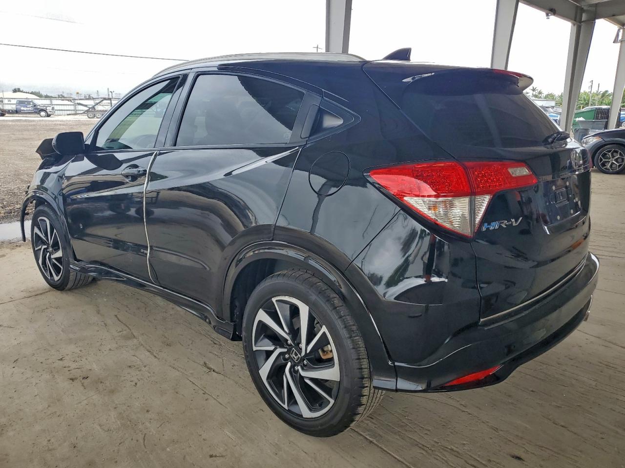 2019 Honda Hr-v Sport Black vin: 3CZRU5H13KG713635