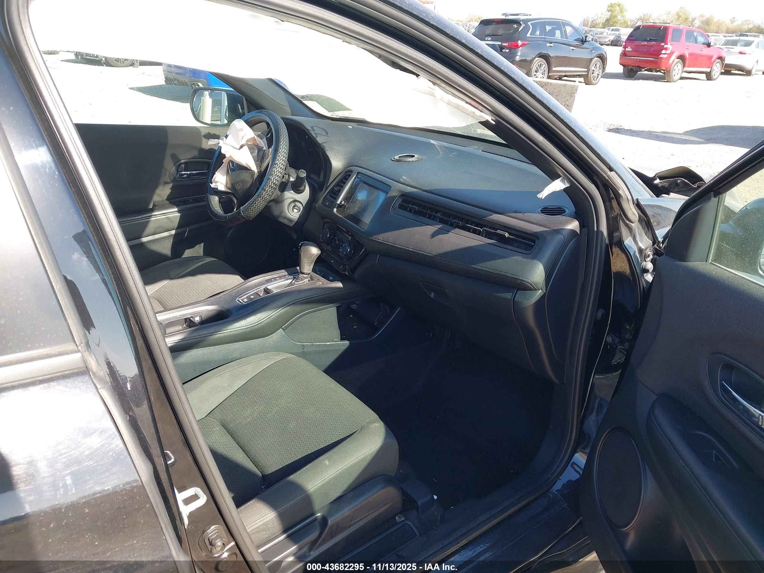2022 Honda Hr-v 2wd Sport Черный vin: 3CZRU5H14NM717022