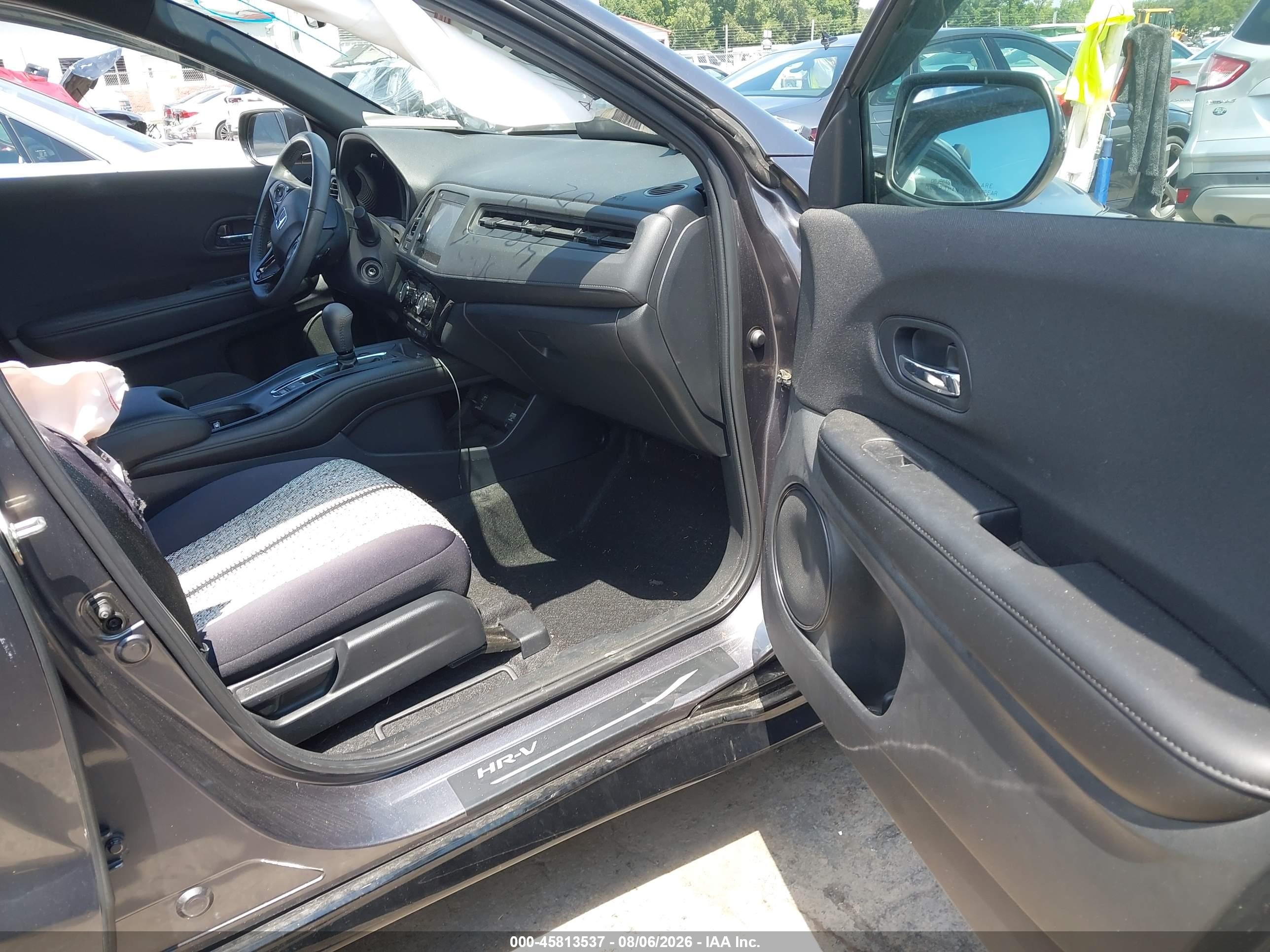 2021 Honda Hr-v 2wd Sport Gray vin: 3CZRU5H15MM704861
