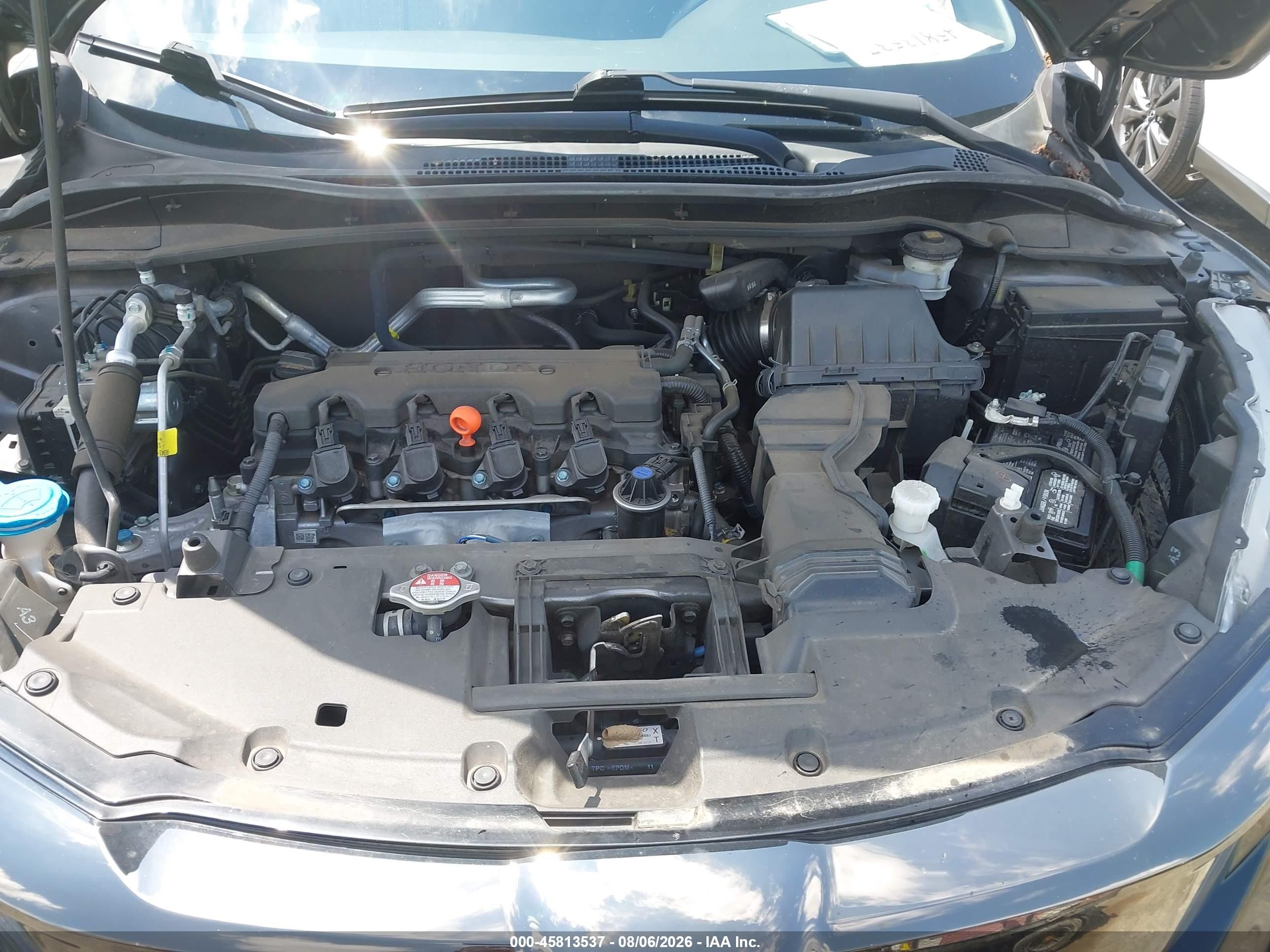 2021 Honda Hr-v 2wd Sport Gray vin: 3CZRU5H15MM704861