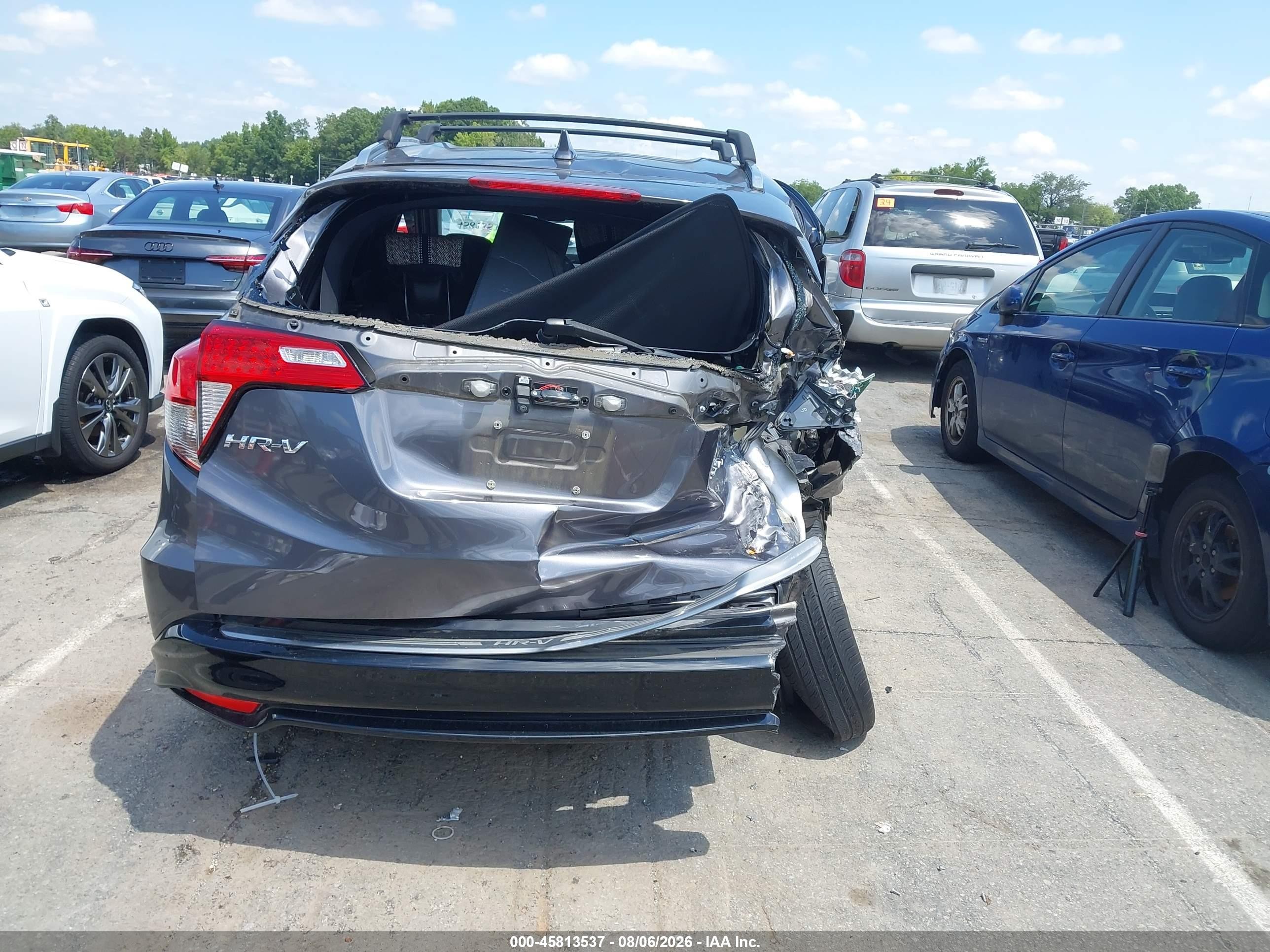 2021 Honda Hr-v 2wd Sport Gray vin: 3CZRU5H15MM704861