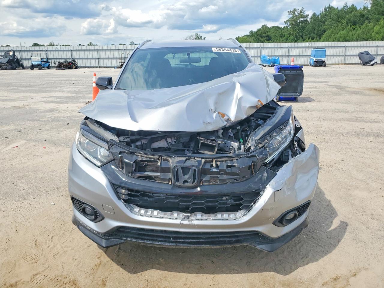2019 Honda Hr-v Sport Silver vin: 3CZRU5H19KM729873