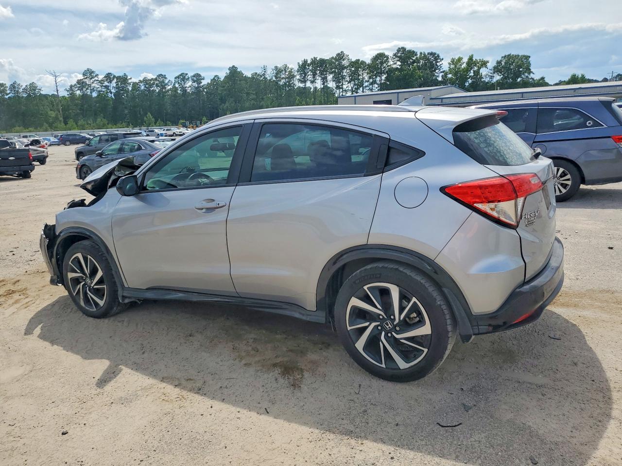 2019 Honda Hr-v Sport Silver vin: 3CZRU5H19KM729873