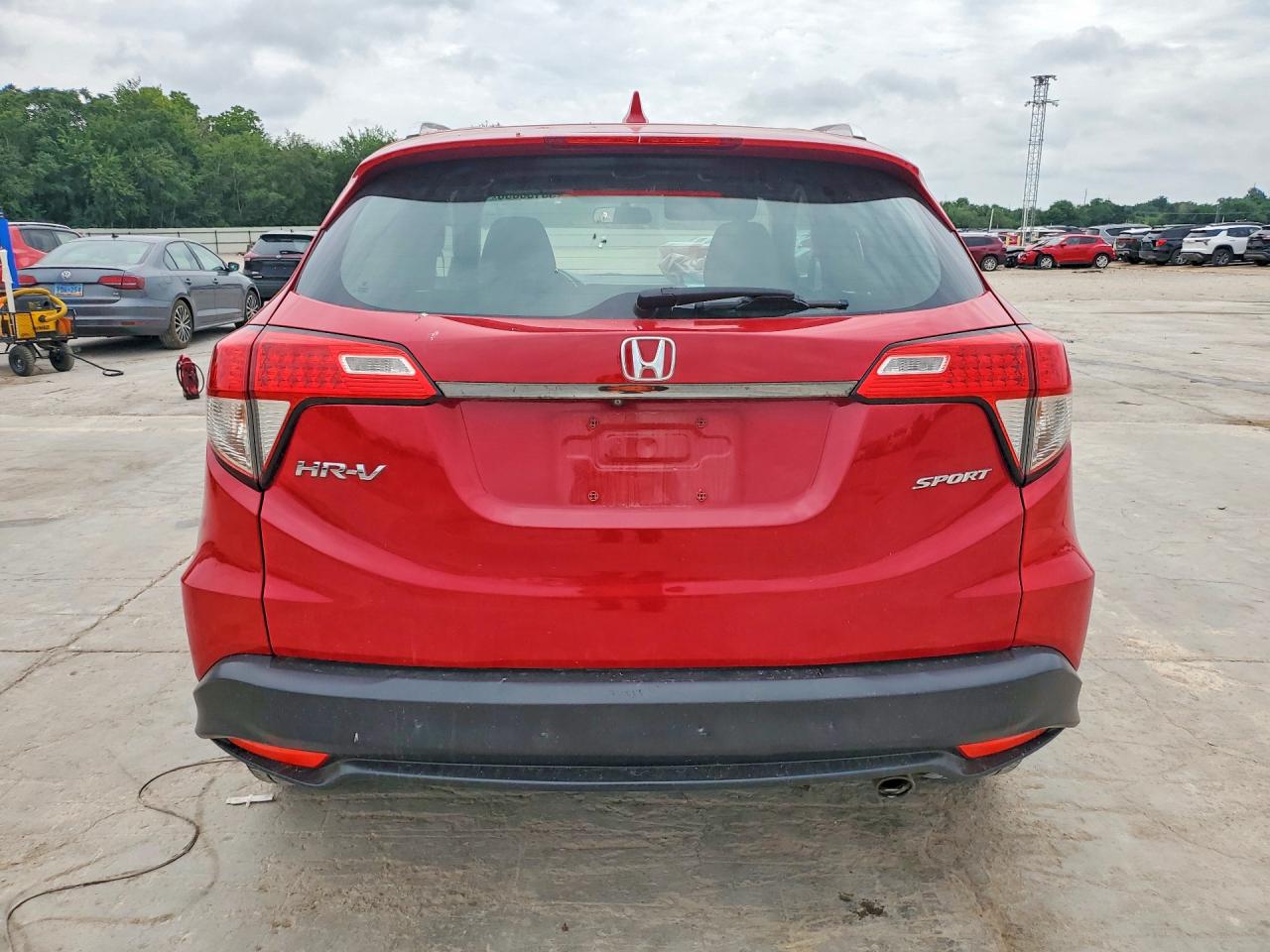 2019 Honda Hr-v Red vin: 3CZRU5H1XKG700624