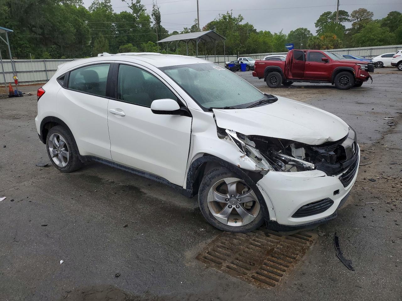 2021 Honda Hr-v Lx White vin: 3CZRU5H30MM727482