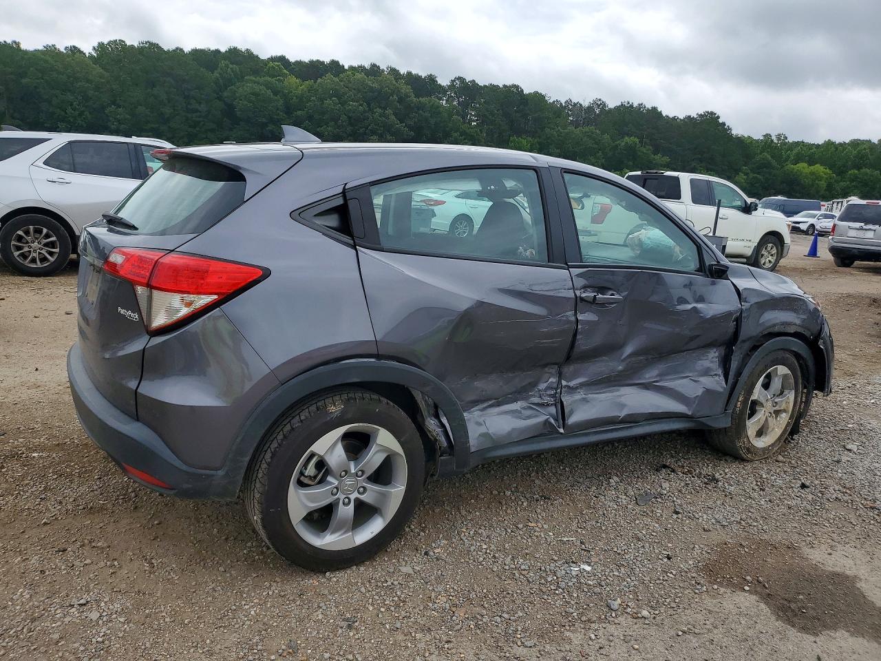 2020 Honda Hr-v Lx Gray vin: 3CZRU5H31LM708342