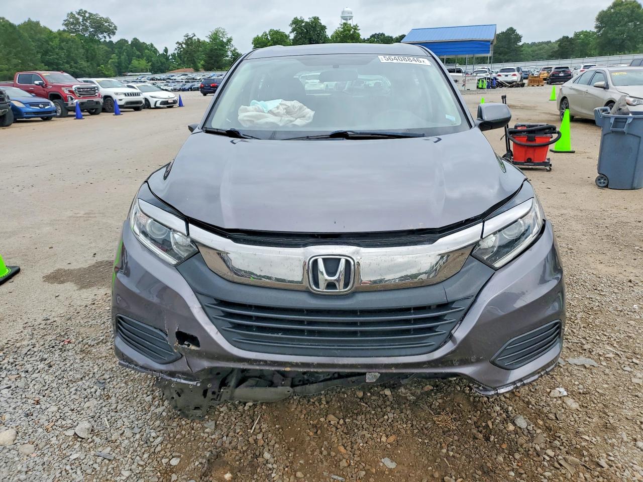 2020 Honda Hr-v Lx Gray vin: 3CZRU5H31LM708342