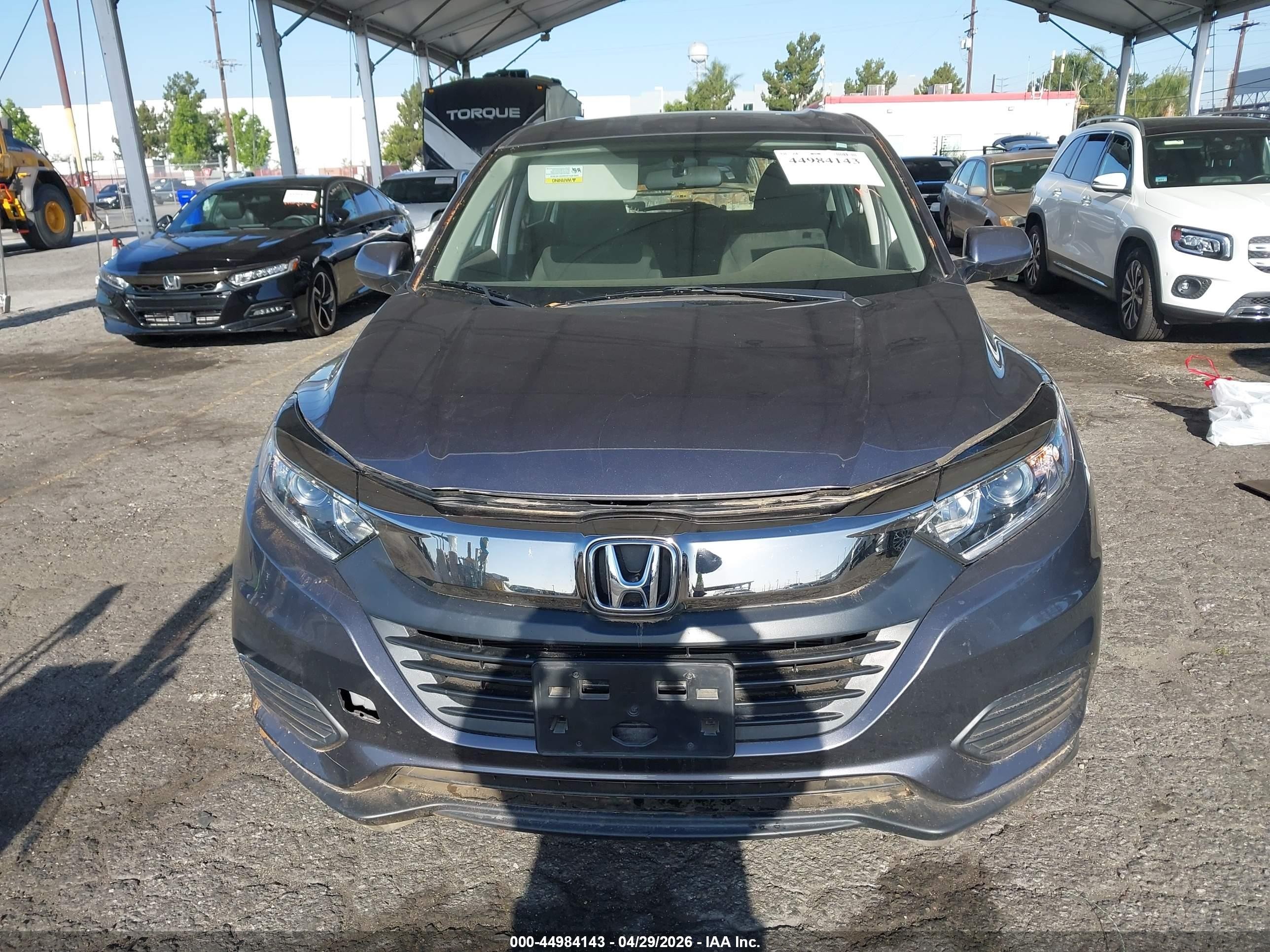 2022 Honda Hr-v 2wd Lx Gray vin: 3CZRU5H32NM716226