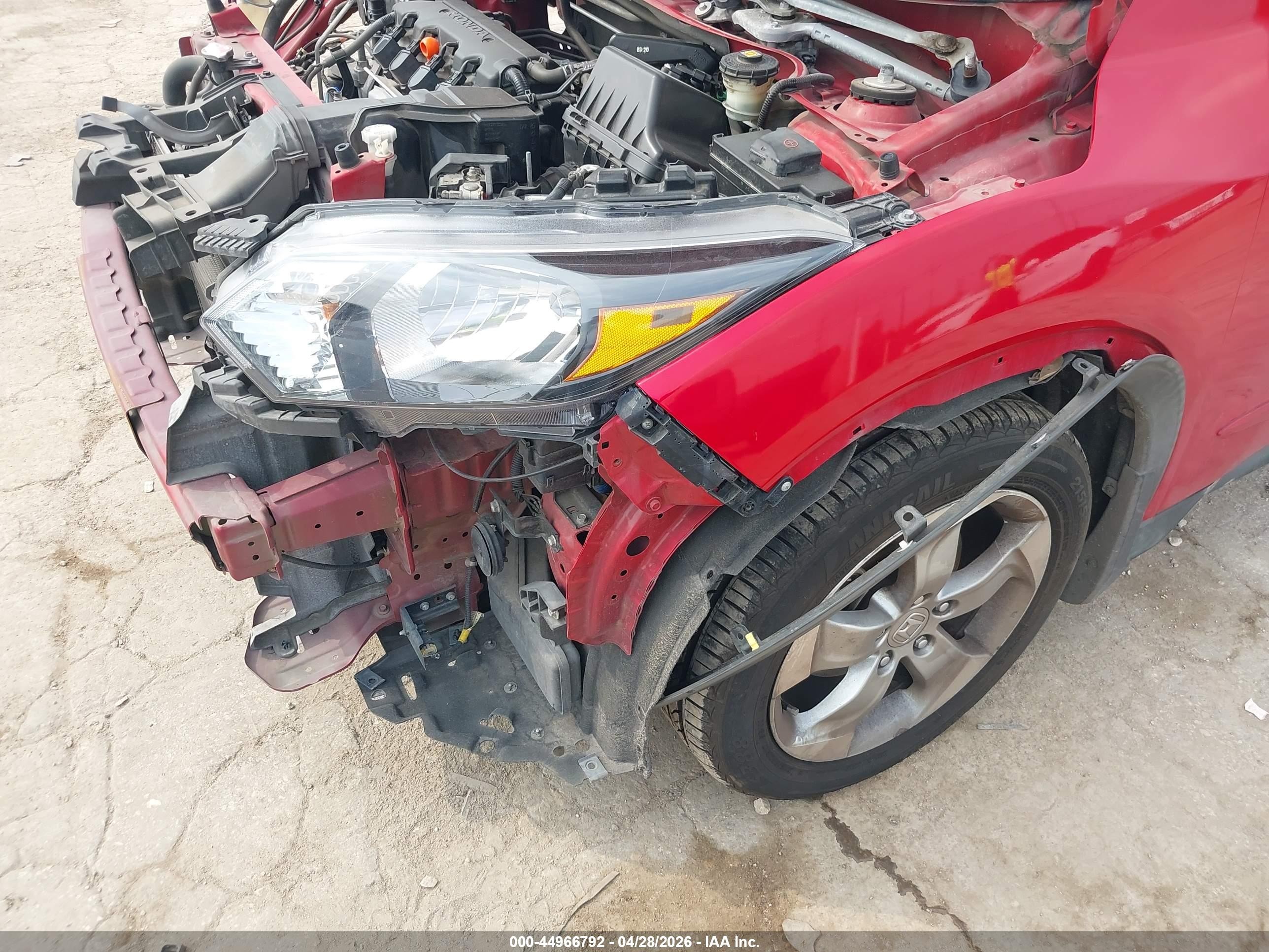 2017 Honda Hr-v Lx Red vin: 3CZRU5H33HM702971