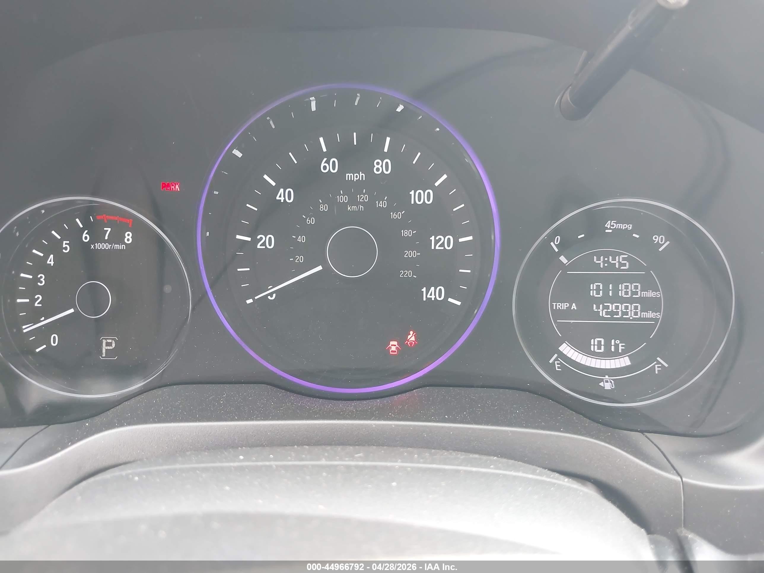 2017 Honda Hr-v Lx Red vin: 3CZRU5H33HM702971