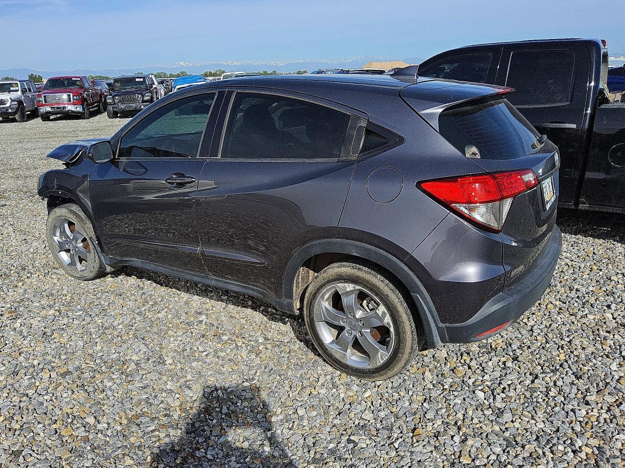 2019 Honda Hr-v Lx Black vin: 3CZRU5H33KG706783