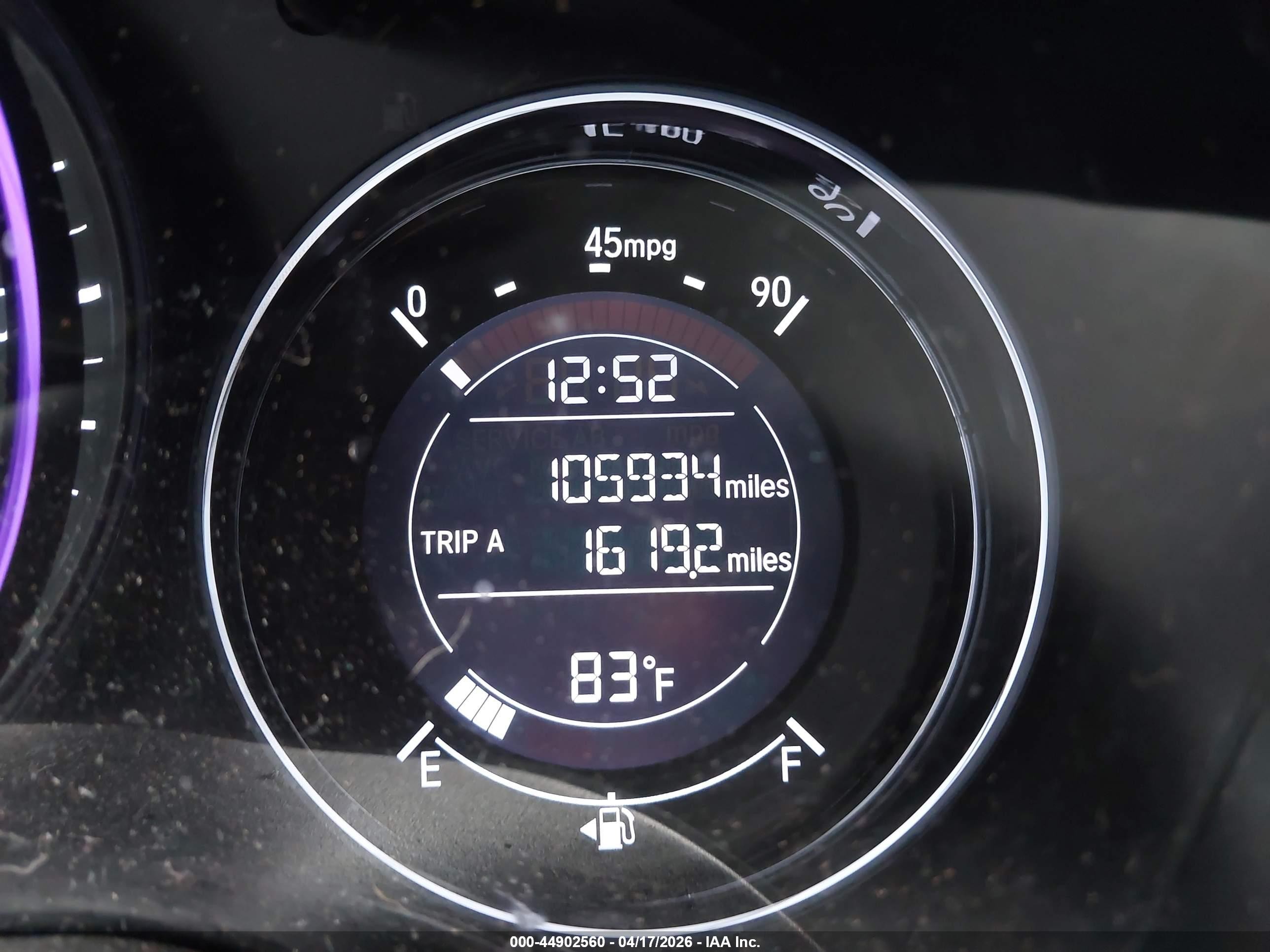 2019 Honda Hr-v Lx Серый vin: 3CZRU5H34KG704508