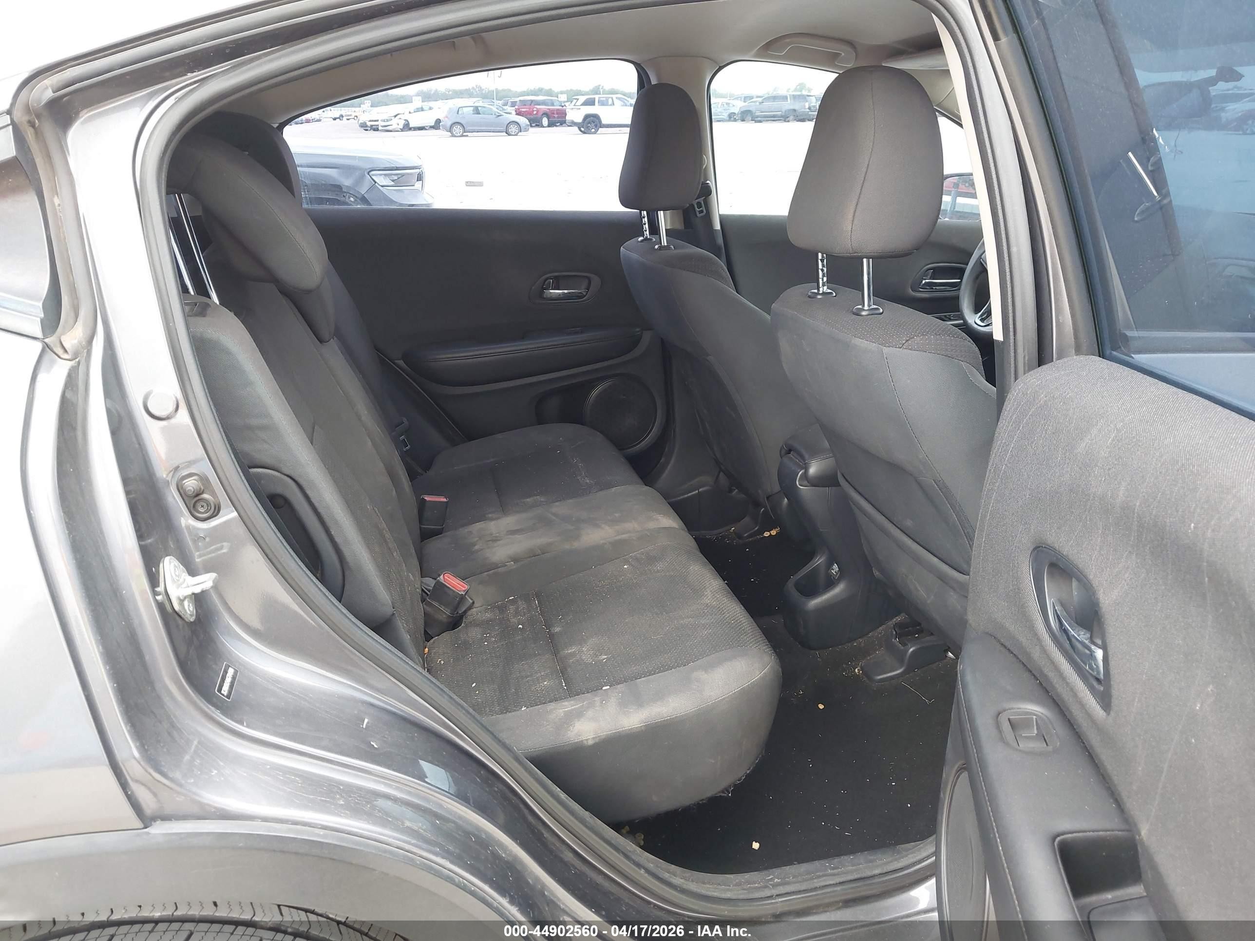 2019 Honda Hr-v Lx Серый vin: 3CZRU5H34KG704508