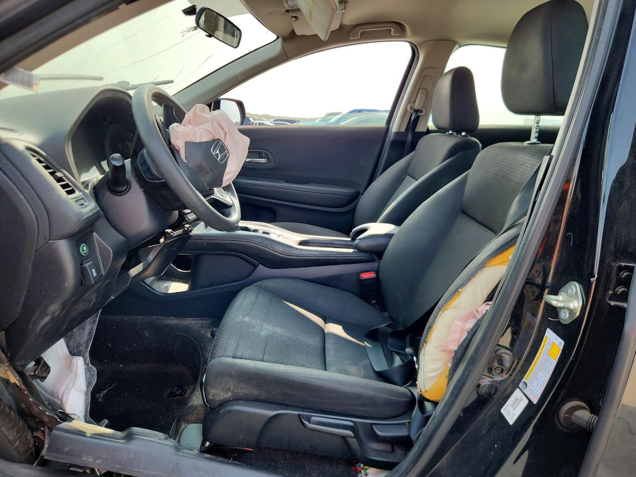 2019 Honda Hr-v Lx Black vin: 3CZRU5H35KG716411