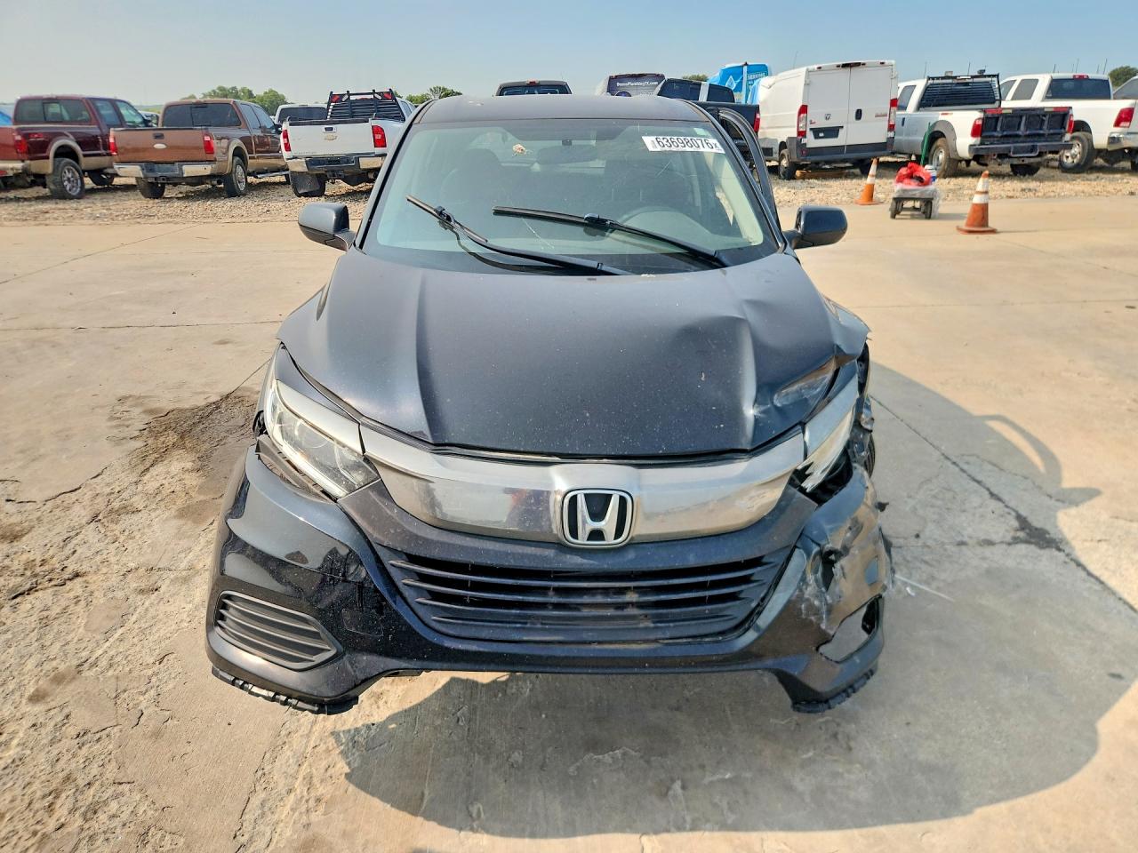 2019 Honda Hr-v Lx Black vin: 3CZRU5H35KG716411