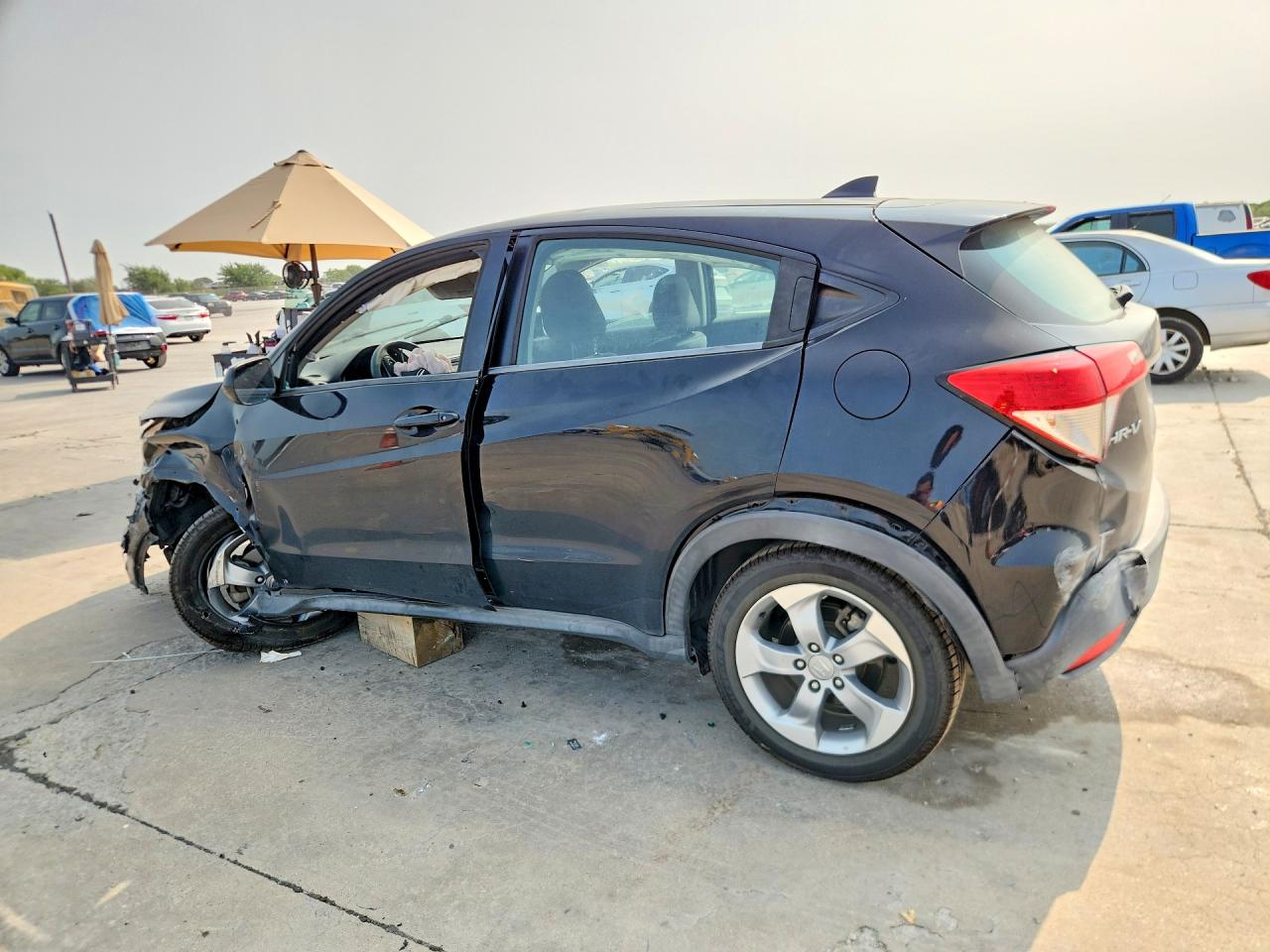 2019 Honda Hr-v Lx Black vin: 3CZRU5H35KG716411