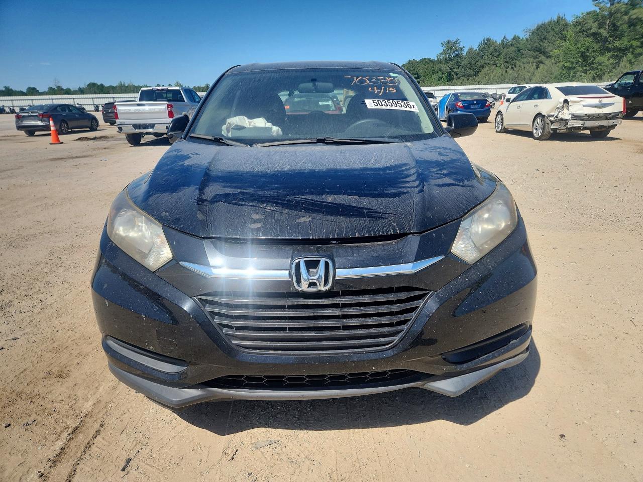 2018 Honda Hr-v Lx Black vin: 3CZRU5H36JM703554