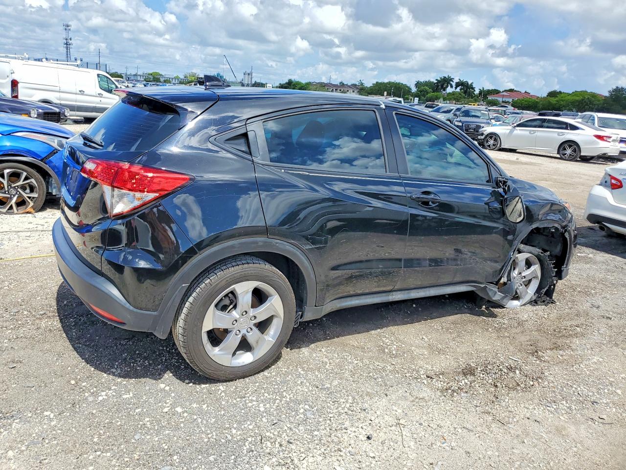 2021 Honda Hr-v Lx Black vin: 3CZRU5H36MM702960