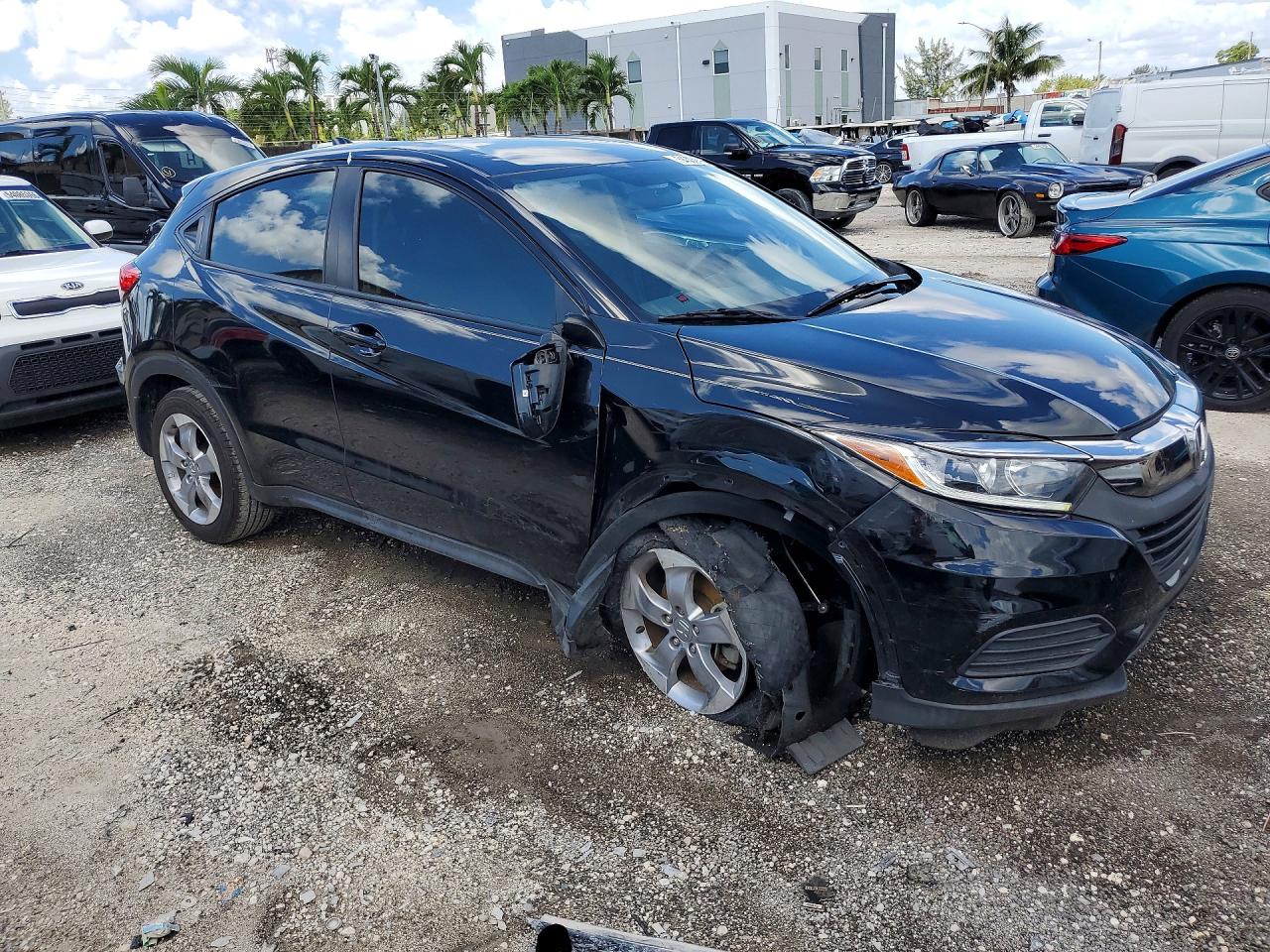 2021 Honda Hr-v Lx Black vin: 3CZRU5H36MM702960