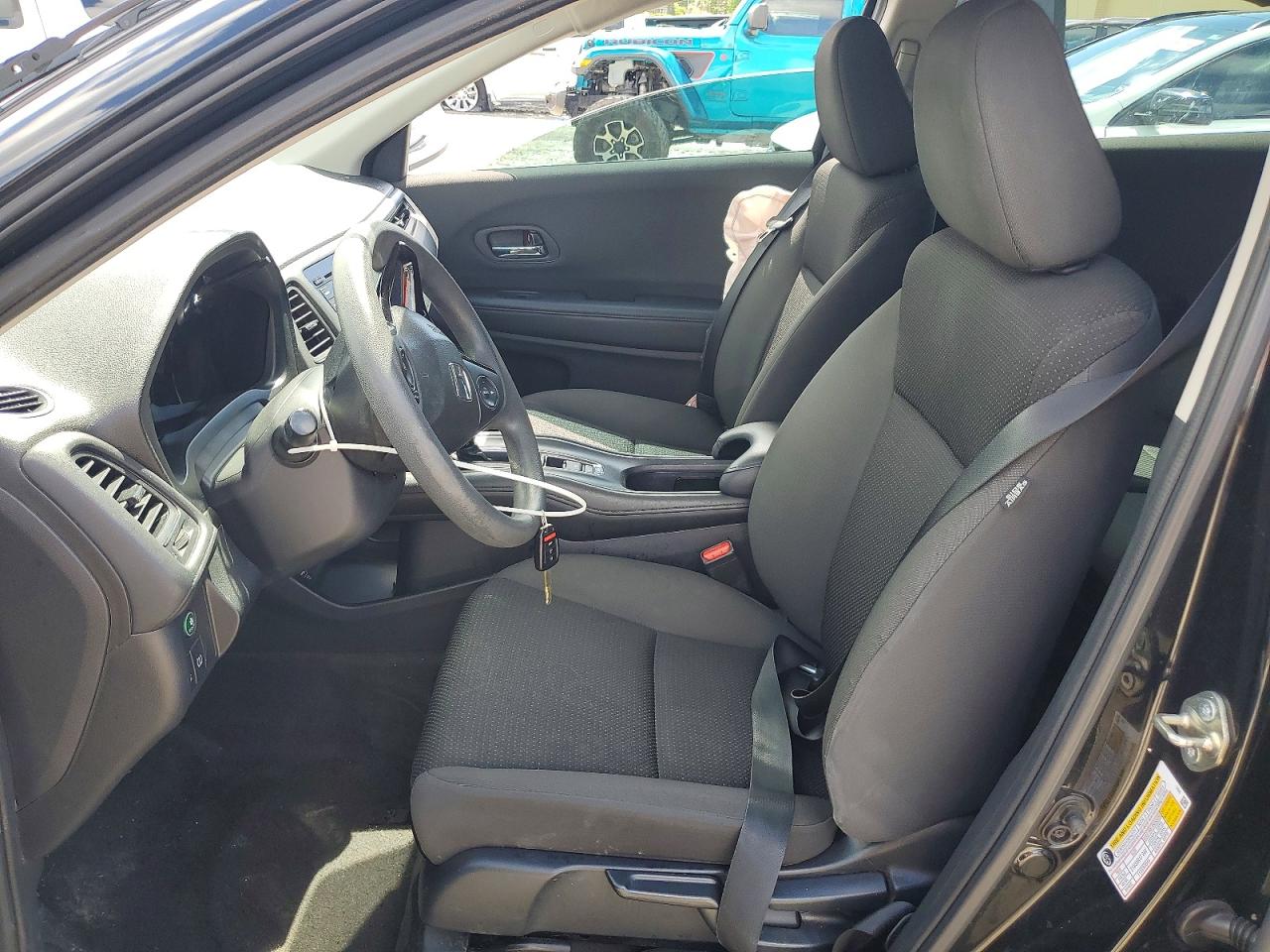 2021 Honda Hr-v Lx Black vin: 3CZRU5H36MM702960