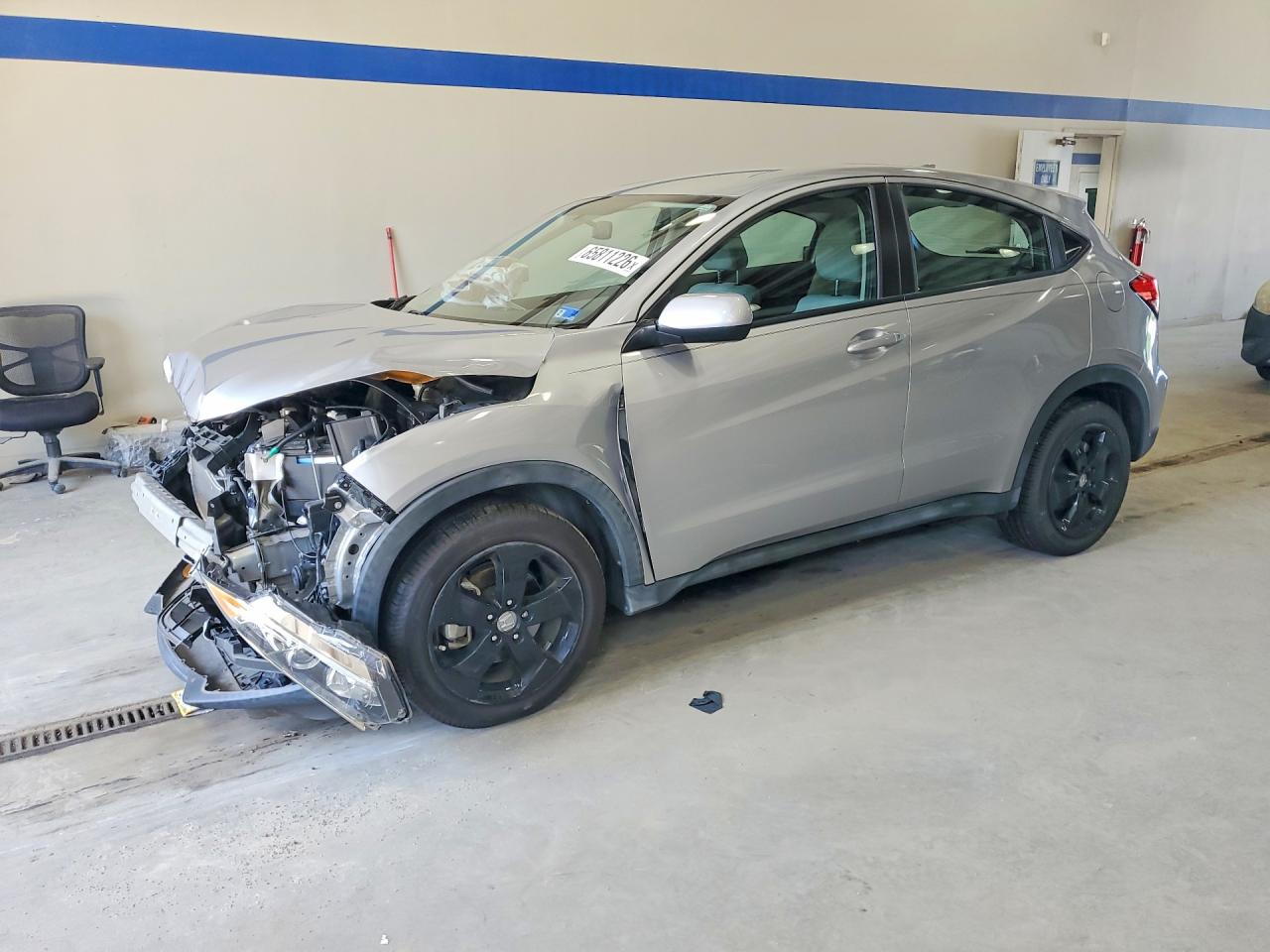2022 Honda Hr-v Lx Silver vin: 3CZRU5H36NM732719