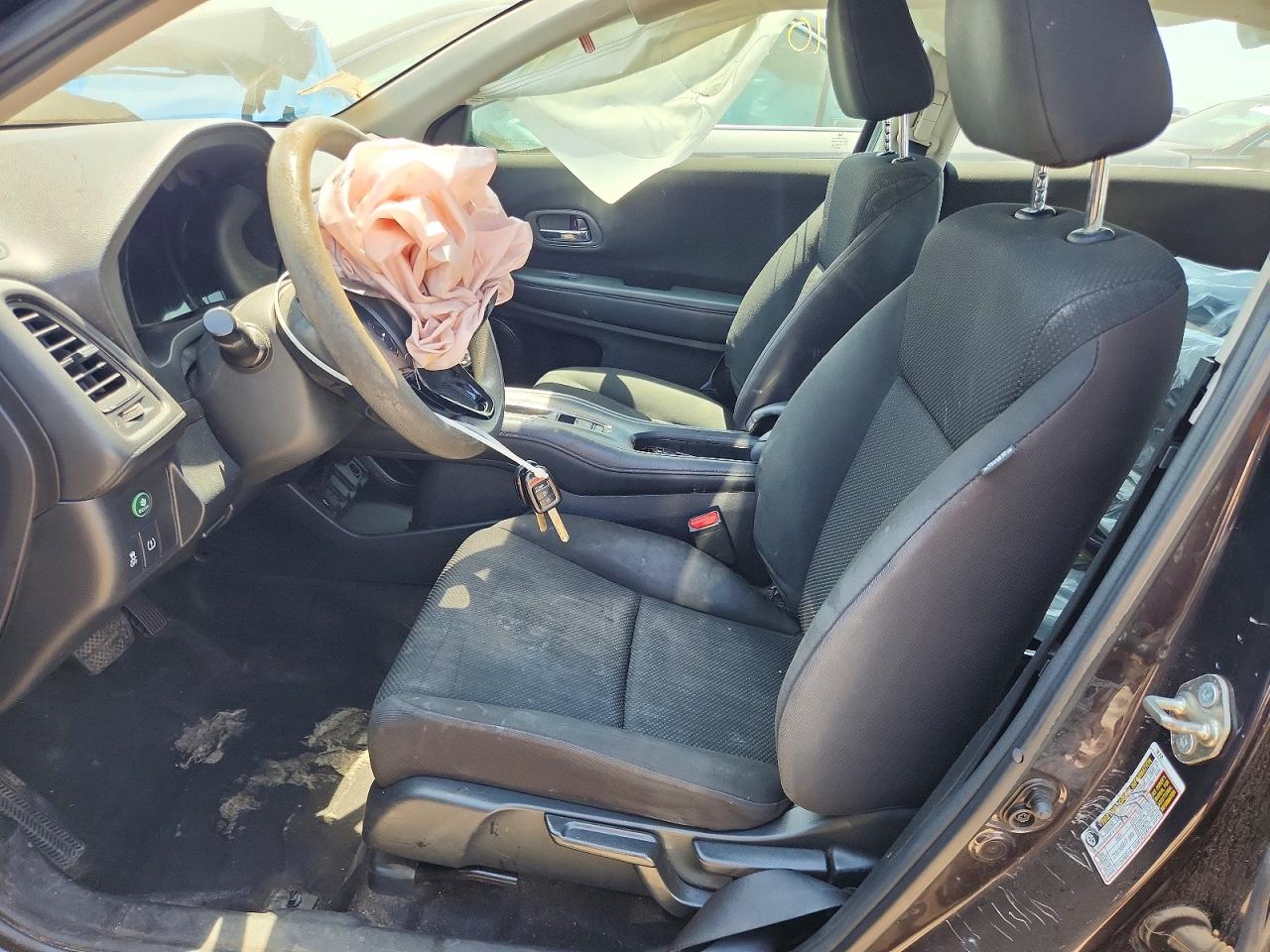 2017 Honda Hr-v Lx Gray vin: 3CZRU5H38HM708748