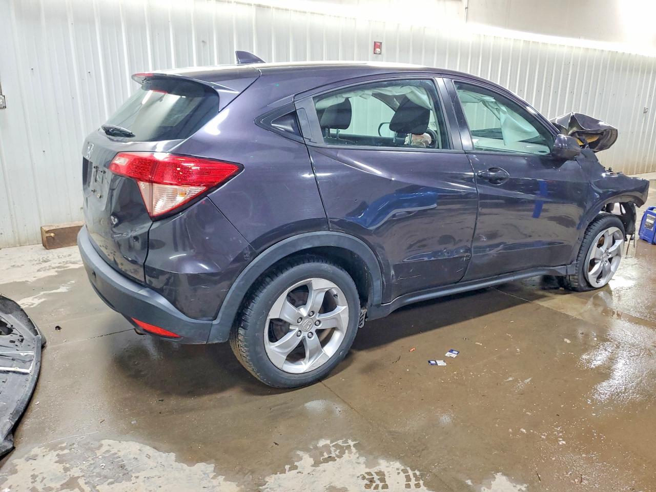 2017 Honda Hr-v Lx Gray vin: 3CZRU5H38HM708748