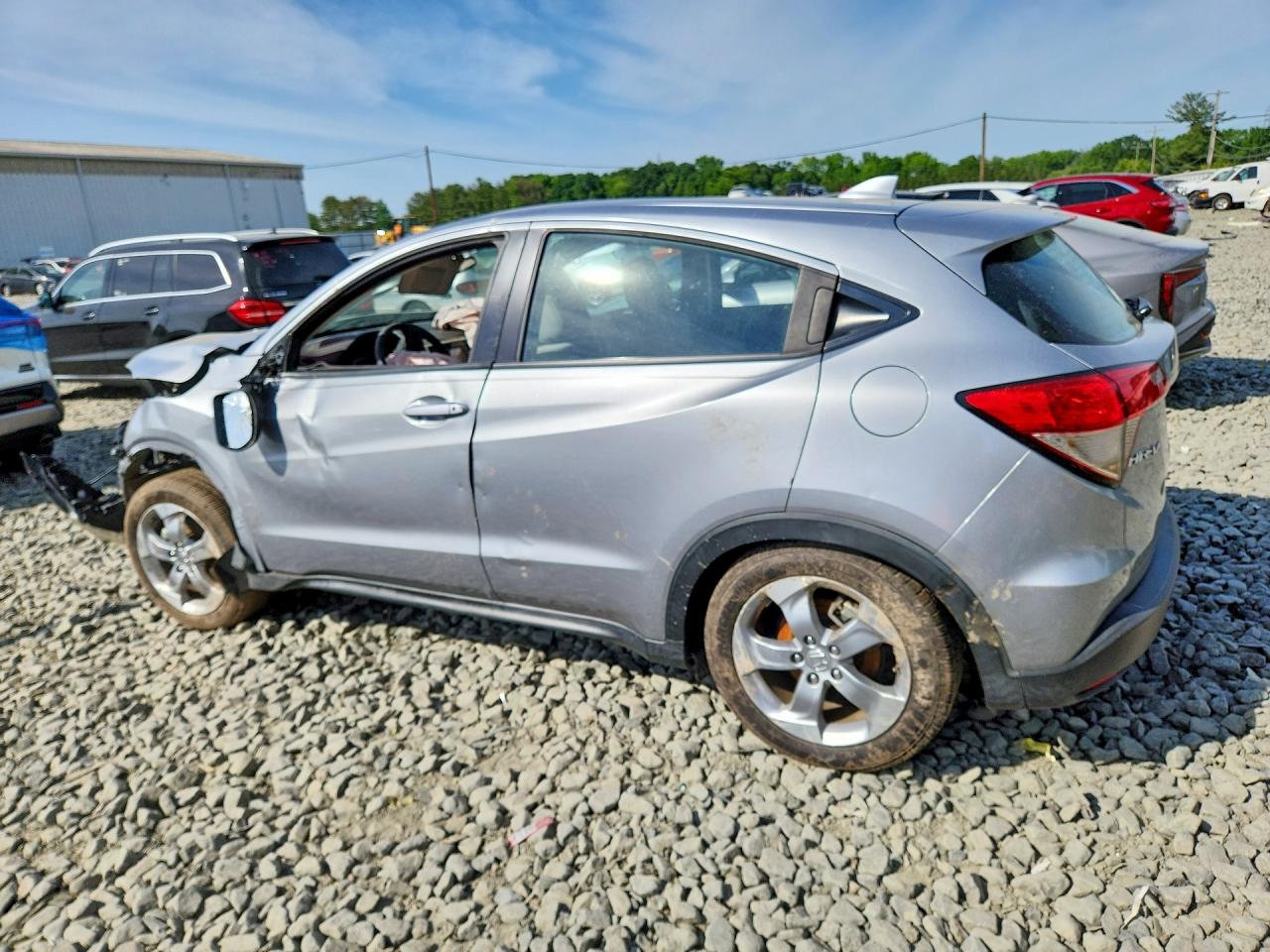 2020 Honda Hr-v Lx Silver vin: 3CZRU5H3XLM707447