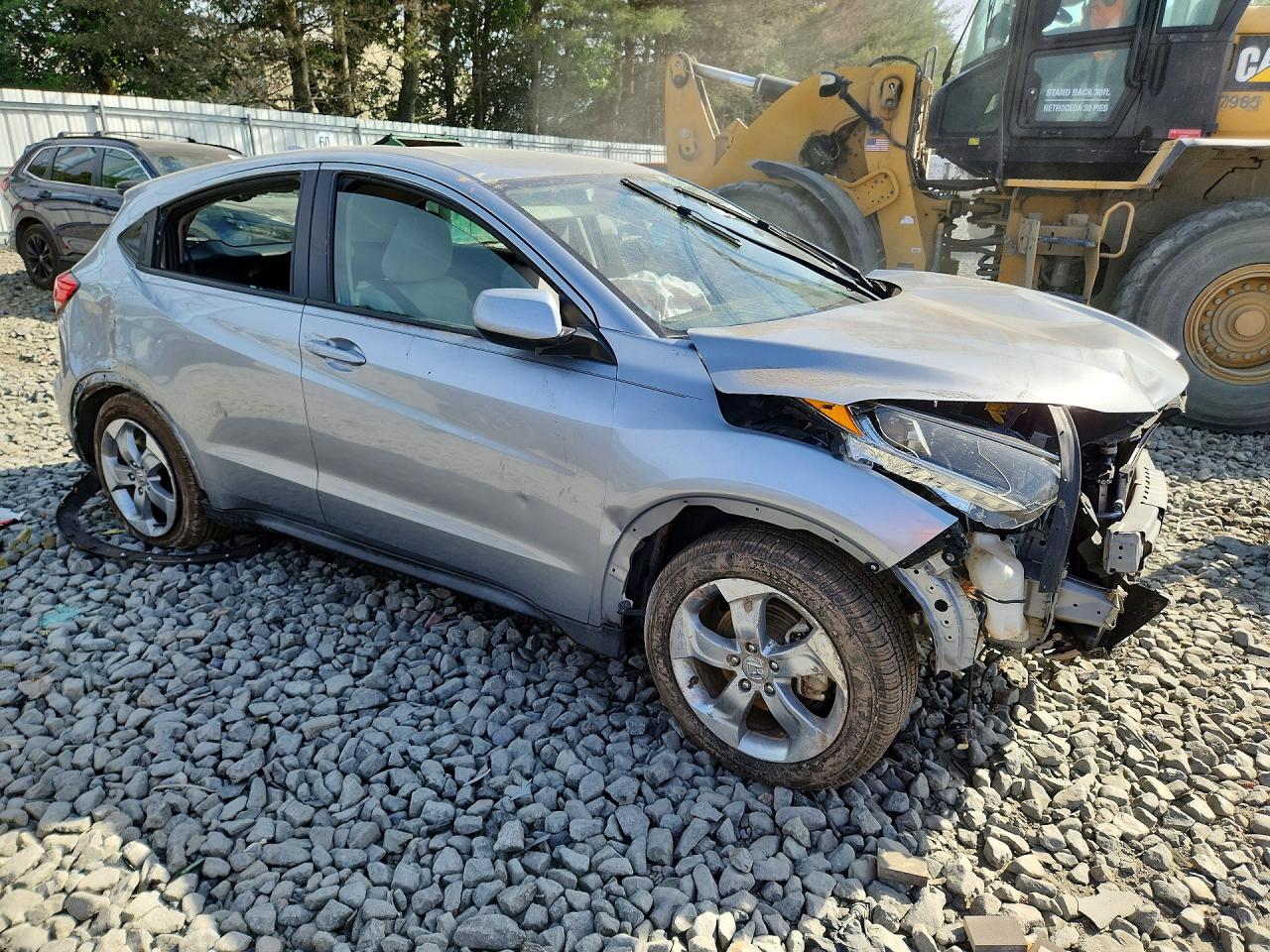 2020 Honda Hr-v Lx Silver vin: 3CZRU5H3XLM707447