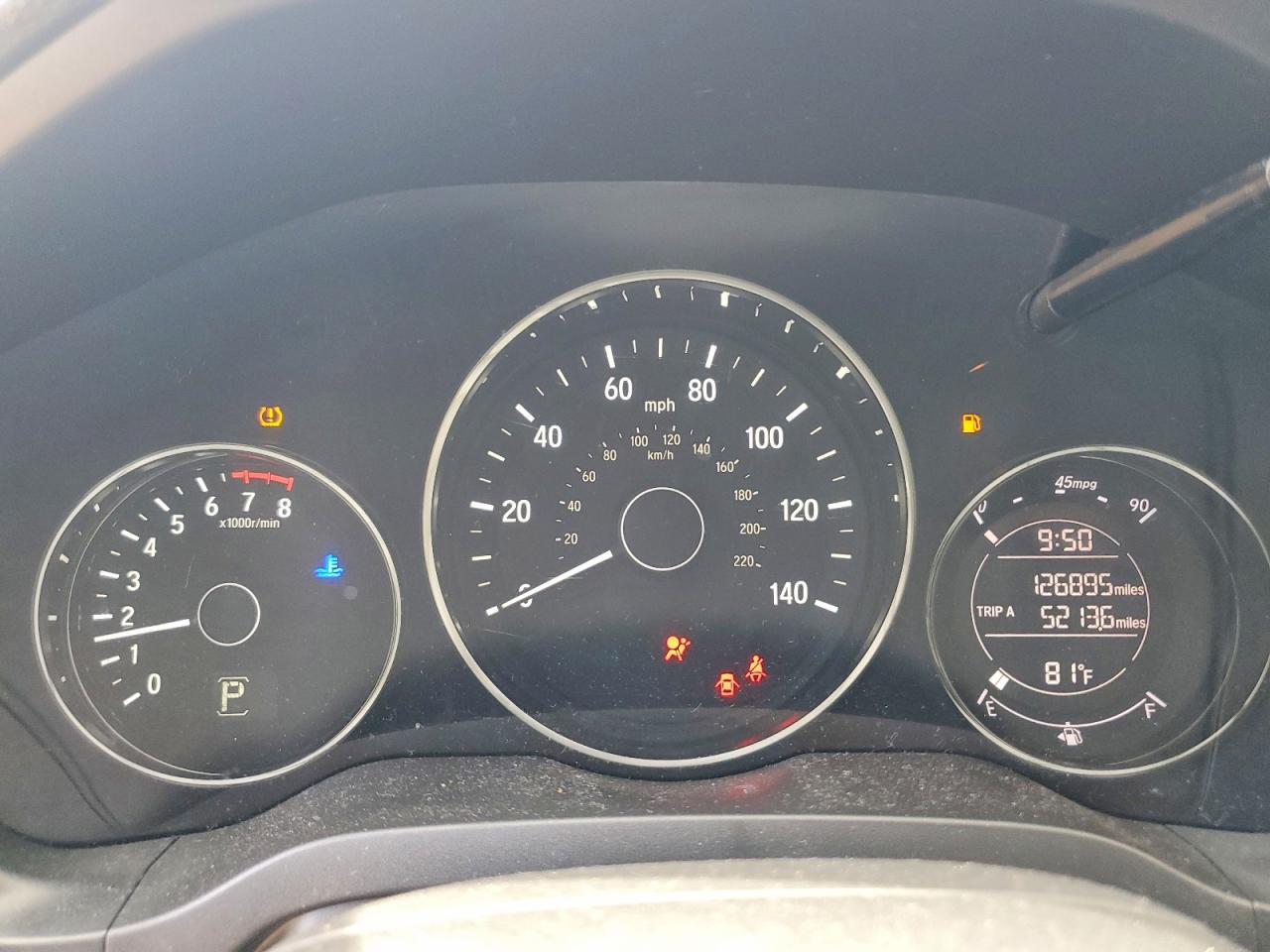 2016 Honda Hr-v Ex Gray vin: 3CZRU5H50GM736091