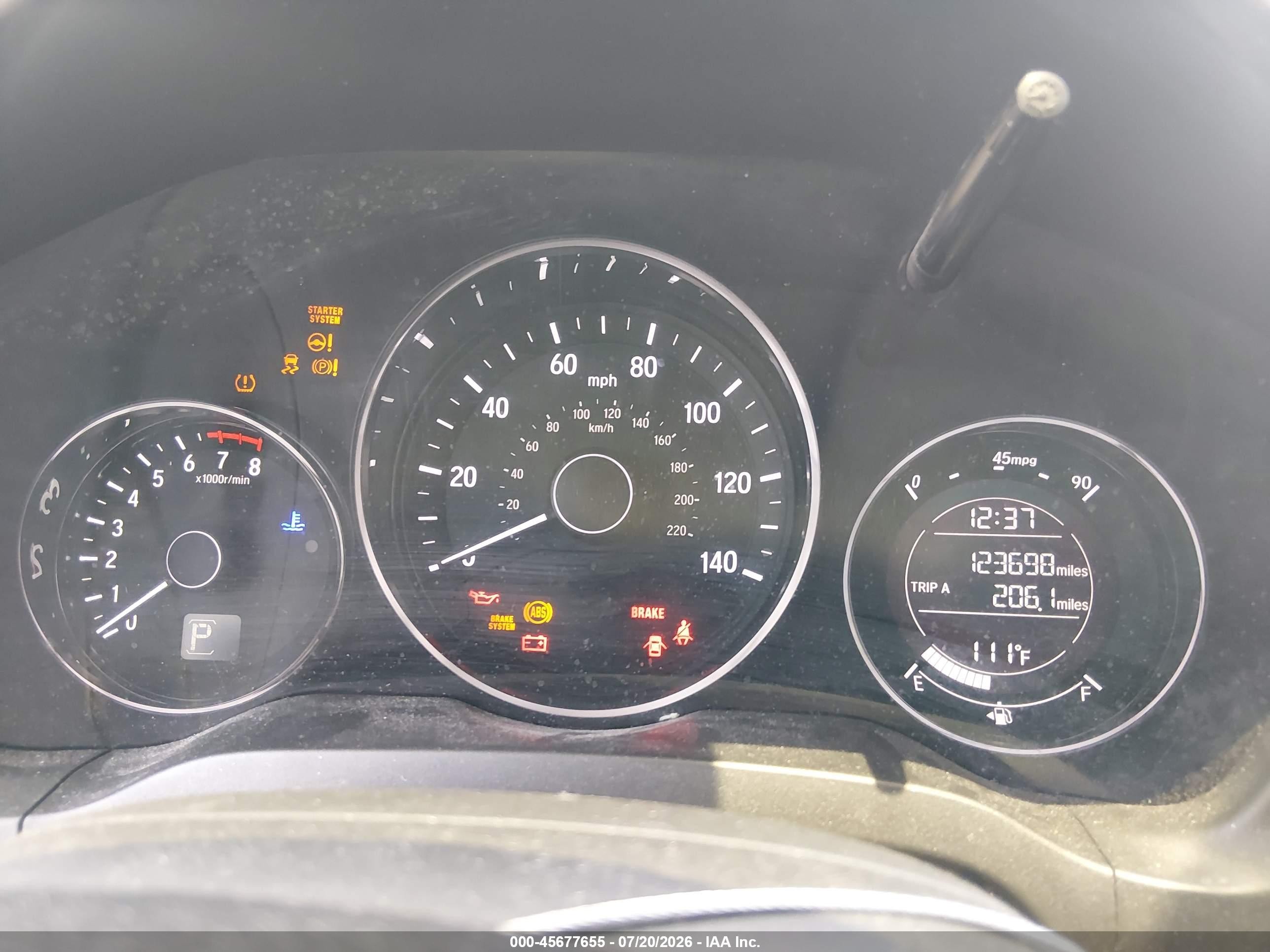2017 Honda Hr-v Ex Blue vin: 3CZRU5H50HG708498