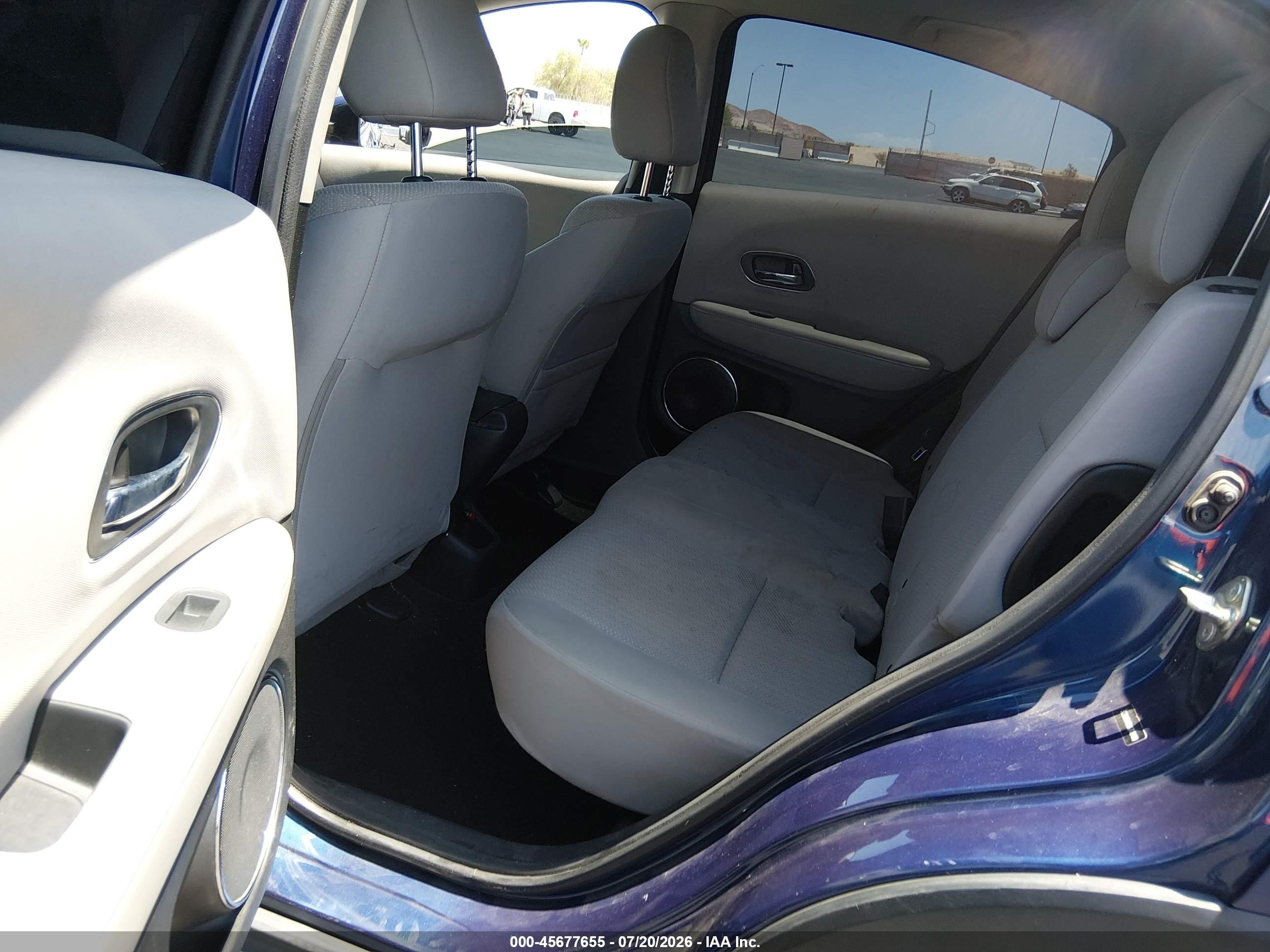 2017 Honda Hr-v Ex Blue vin: 3CZRU5H50HG708498