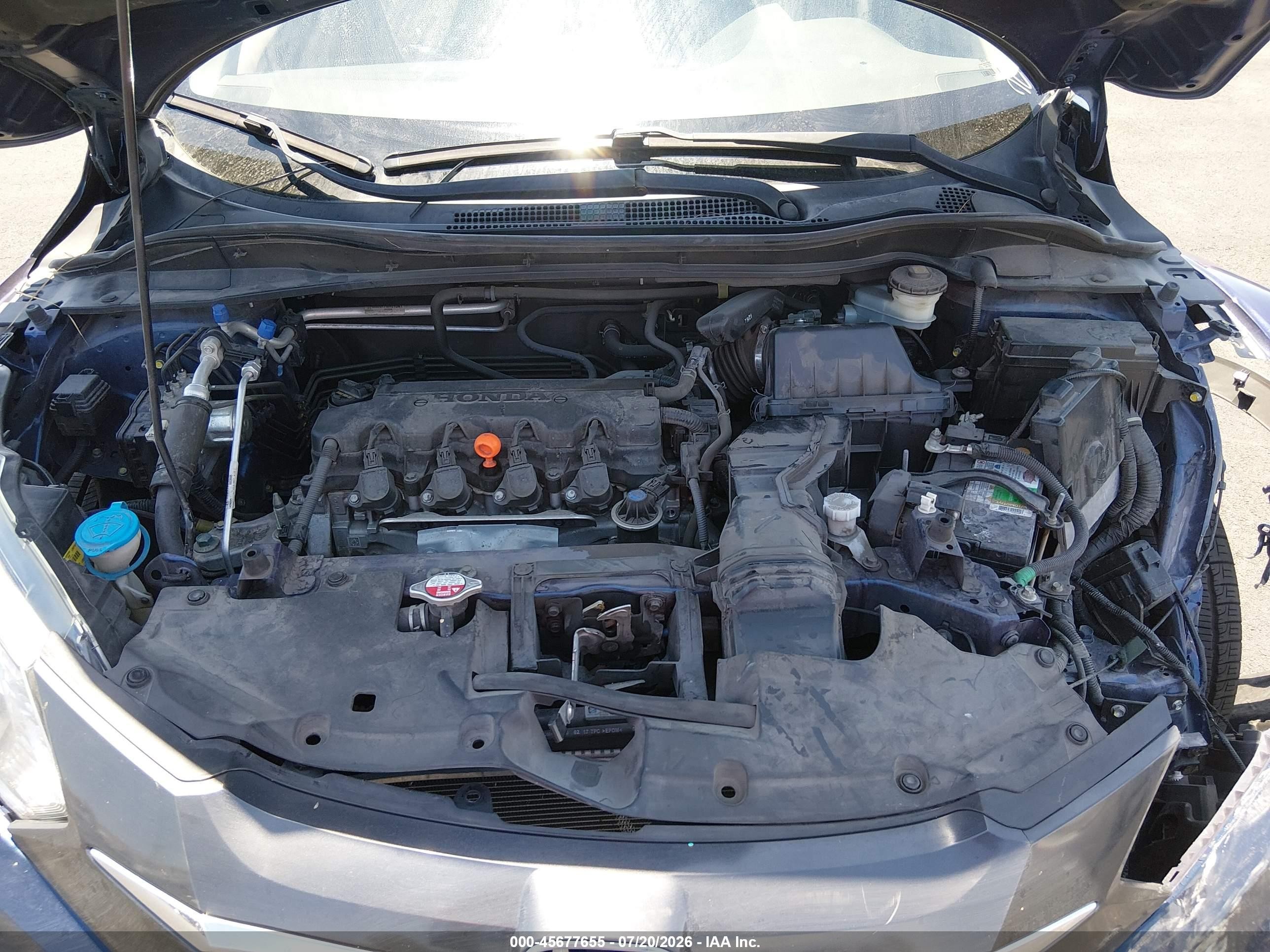 2017 Honda Hr-v Ex Blue vin: 3CZRU5H50HG708498